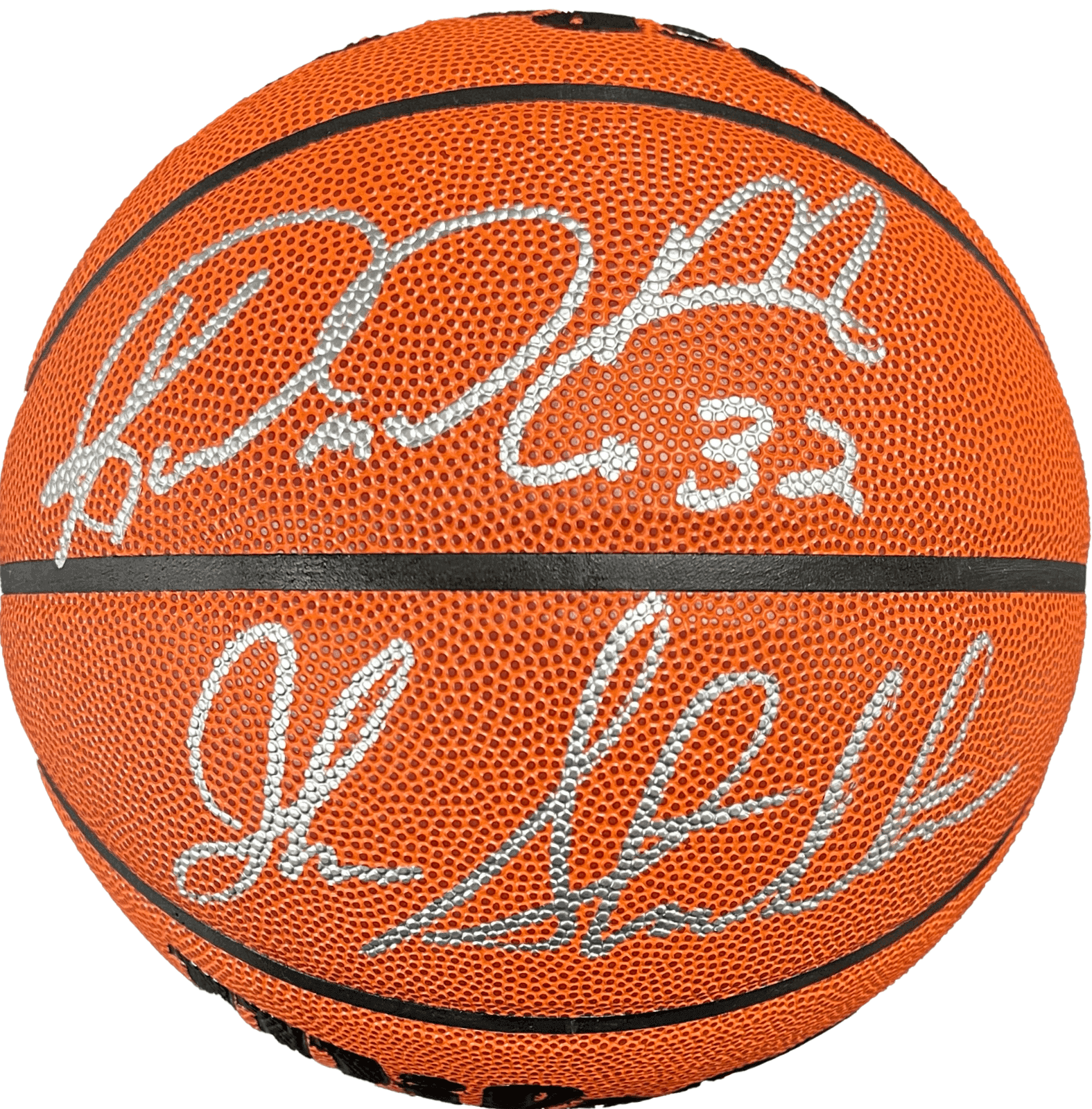 Karl Malone & John Stockton Signed Autographed Wilson Basketball JSA & Beckett. Karl Malone Ball karl-malone-john-stockton-wilson-basketball, Utah Jazz, supplier stock photo