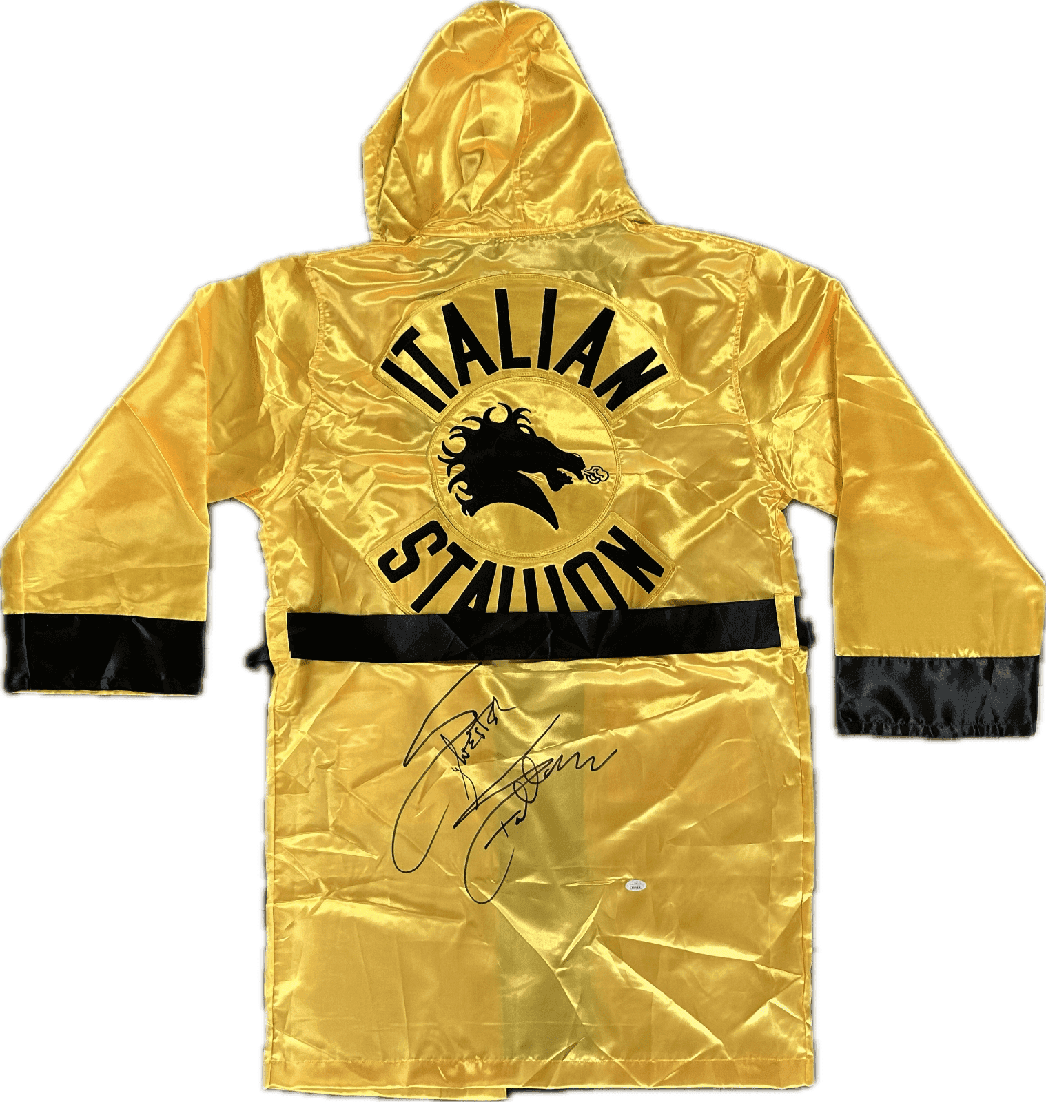 Sylvester Stallone Signed Rocky Italian Stallion Robe JSA Witness Authenticated Sylvester Stallone Other sylvester-stallone-rocky-italian-stallion-robe, supplier stock photo
