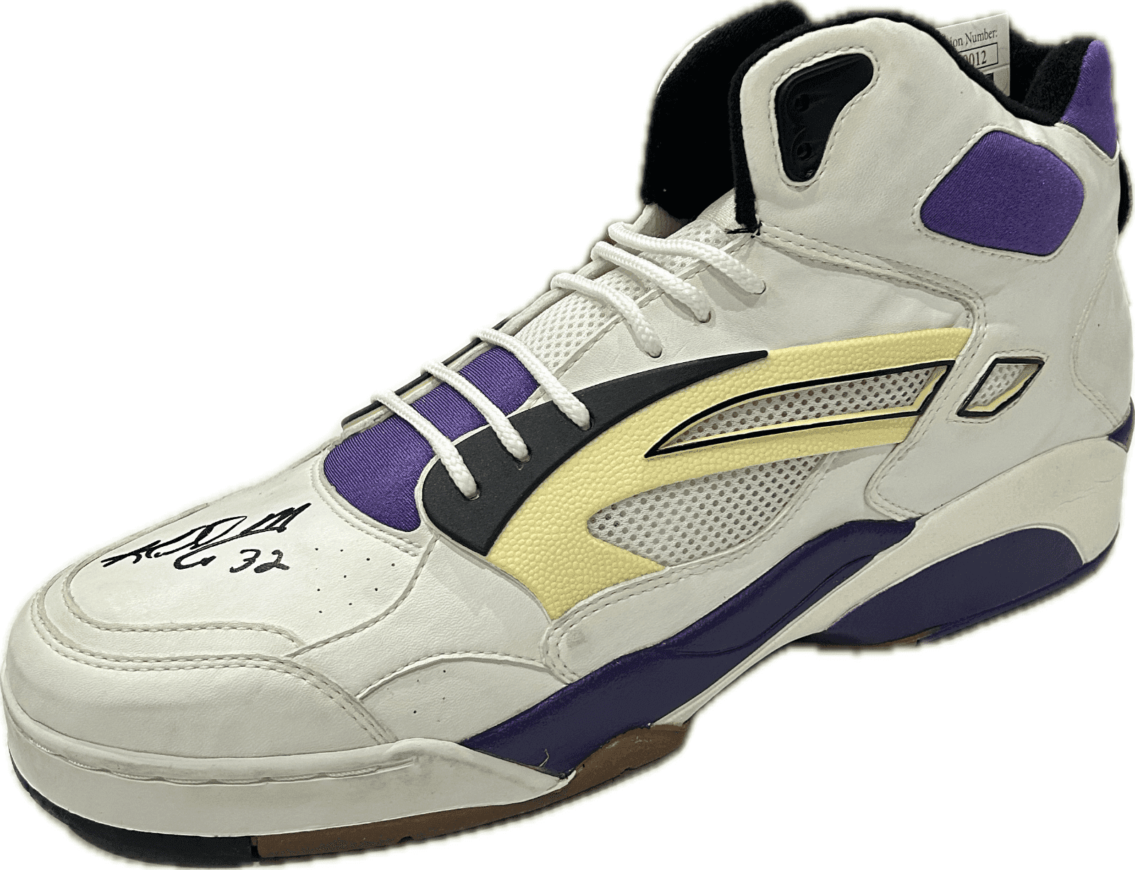 Karl Malone Signed Player Issue LA Gear JSA From Malone’s Collection Karl Malone Ball karl-malone-player-issue-la-gear, view 2, supplier stock photo