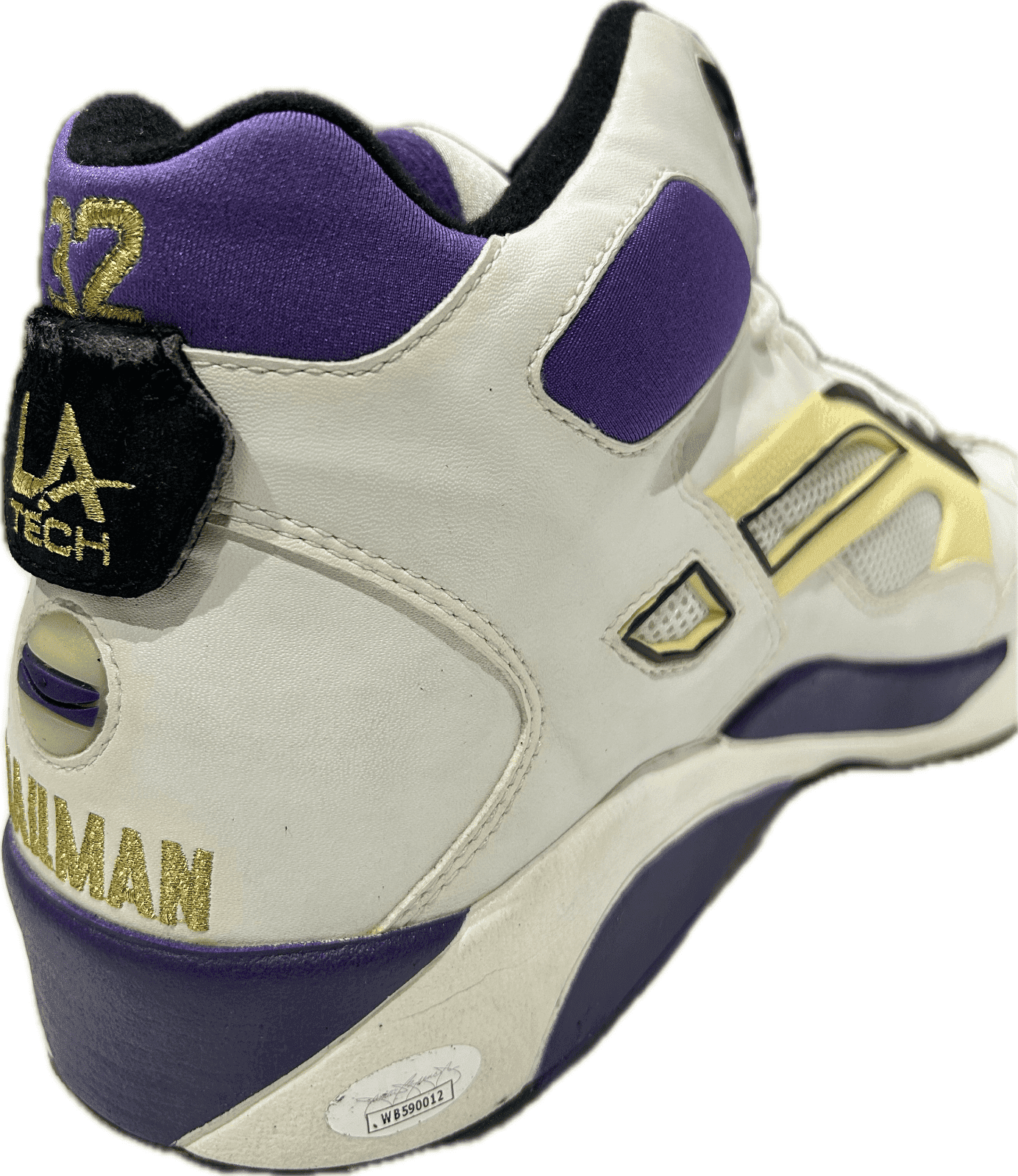 Karl Malone Signed Player Issue LA Gear JSA From Malone’s Collection Karl Malone Ball karl-malone-player-issue-la-gear, view 7, supplier stock photo
