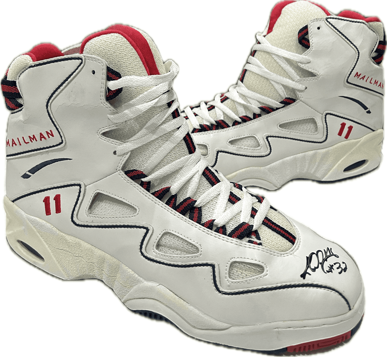 Karl Malone Signed Player Issue LA Gear USA Shoes JSA From Malone’s Collection Karl Malone Other karl-malone-player-issue-la-gear, view 2, supplier stock photo