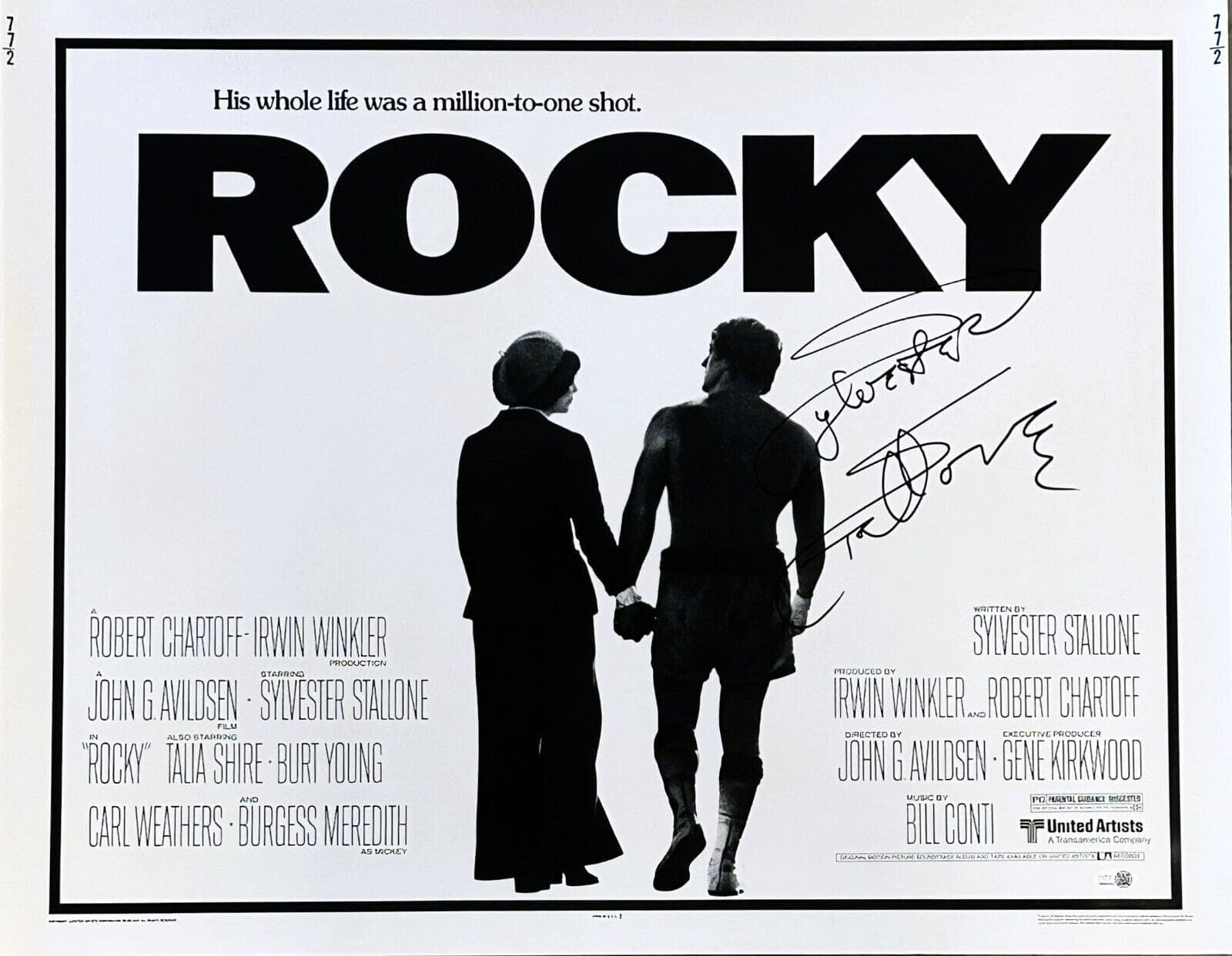 Sylvester Stallone Signed Rocky Original 28×22 Poster JSA WB805052 Sylvester Stallone Other 28x22-sylvester-stallone-rocky-original-28-22, supplier stock photo