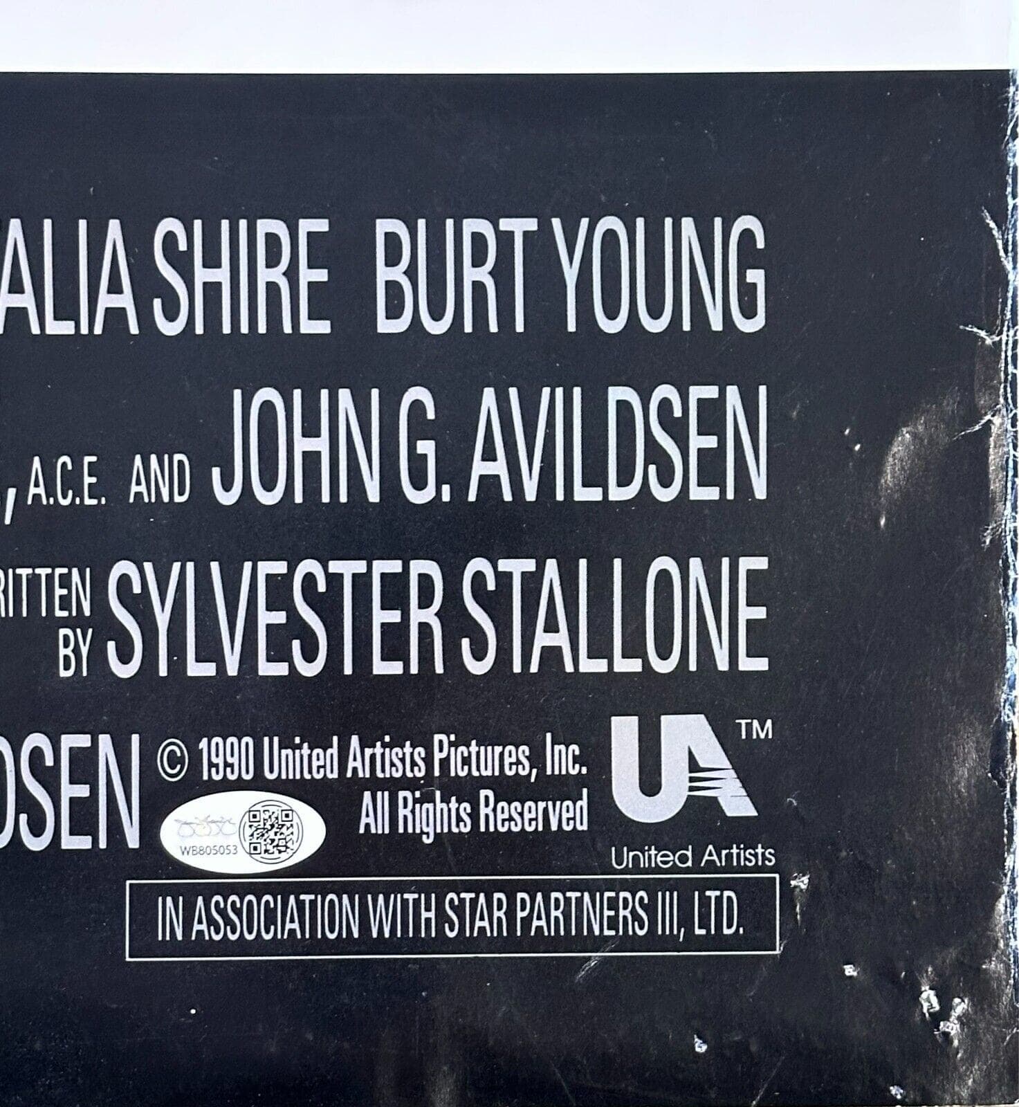 Sylvester Stallone Signed Rocky V Original 27×40 Poster JSA WB805053 Sylvester Stallone Other 27x40-sylvester-stallone-rocky-original-27-40, view 5, supplier stock photo
