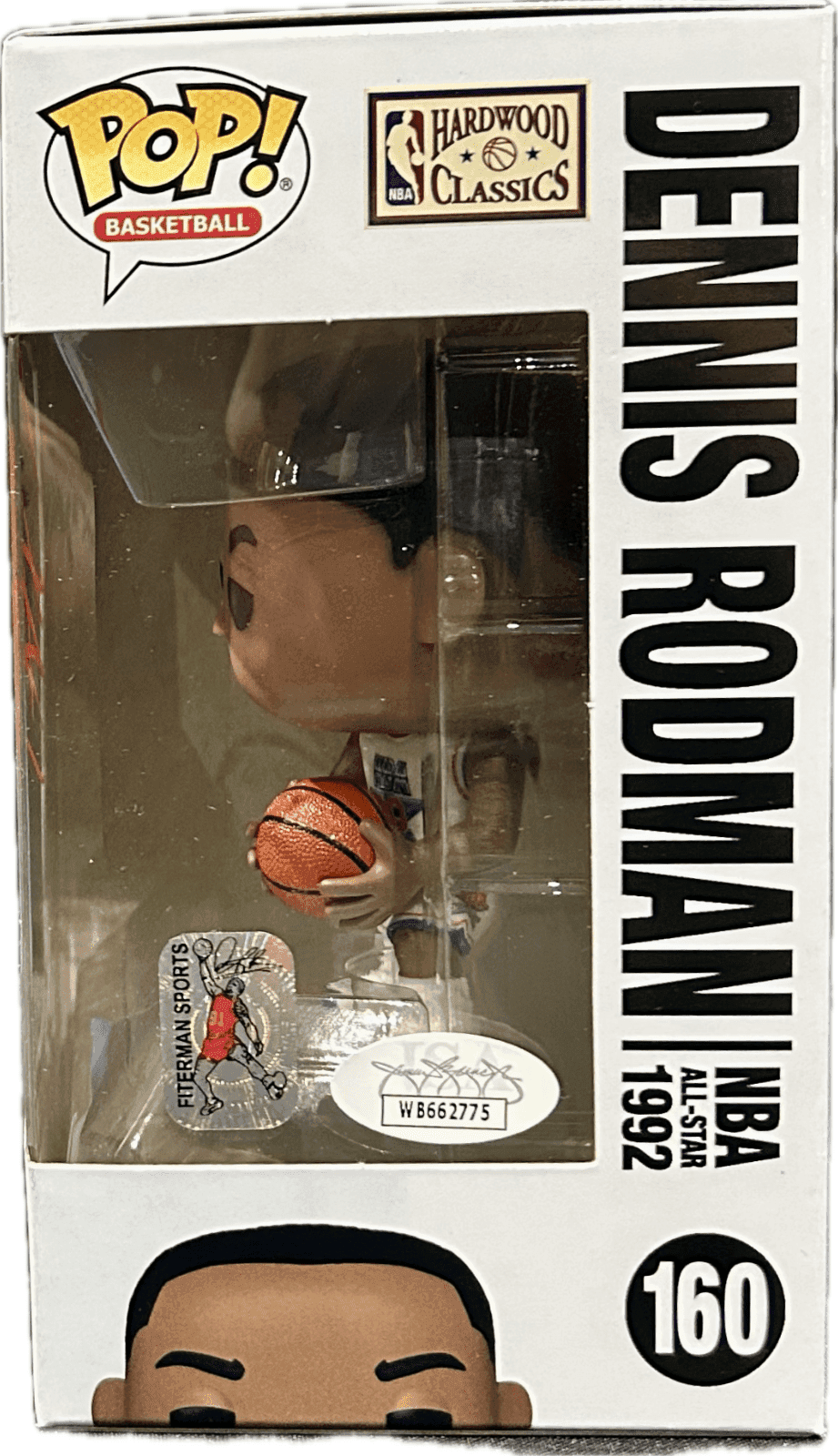 Dennis Rodman Signed Autographed Funko POP Figure 160 JSA Authenticated All Star Dennis Rodman Other dennis-rodman-funko-pop-figure-160, Chicago Bulls, view 3, supplier stock photo
