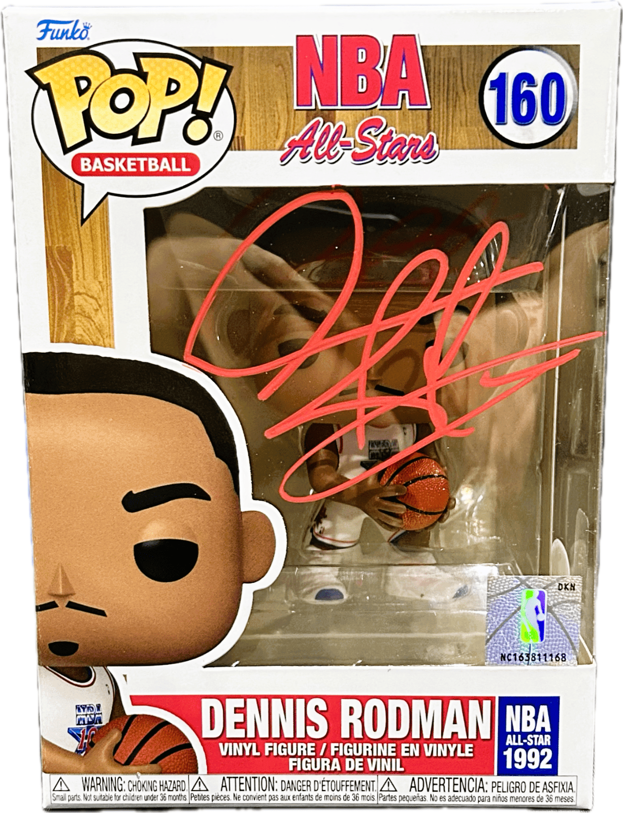 Dennis Rodman Signed Autographed Funko POP Figure 160 JSA Authenticated All Star Dennis Rodman Other dennis-rodman-funko-pop-figure-160, Chicago Bulls, supplier stock photo