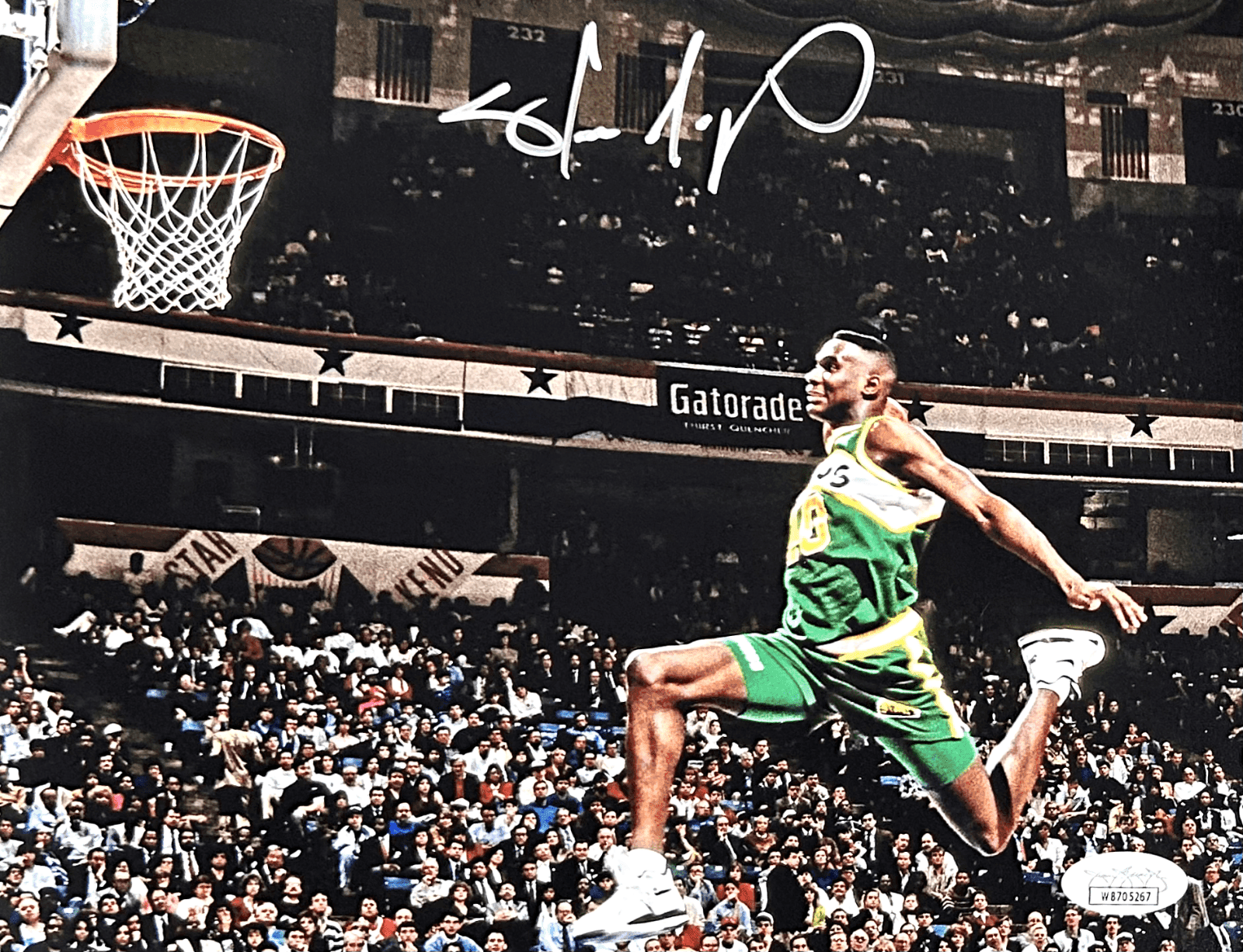 Shawn Kemp Signed Autographed 8×10 Photo JSA Authenticated 2 Shawn Kemp Photo 8x10-shawn-kemp-8-10-2, Seattle Supersonics, supplier stock photo