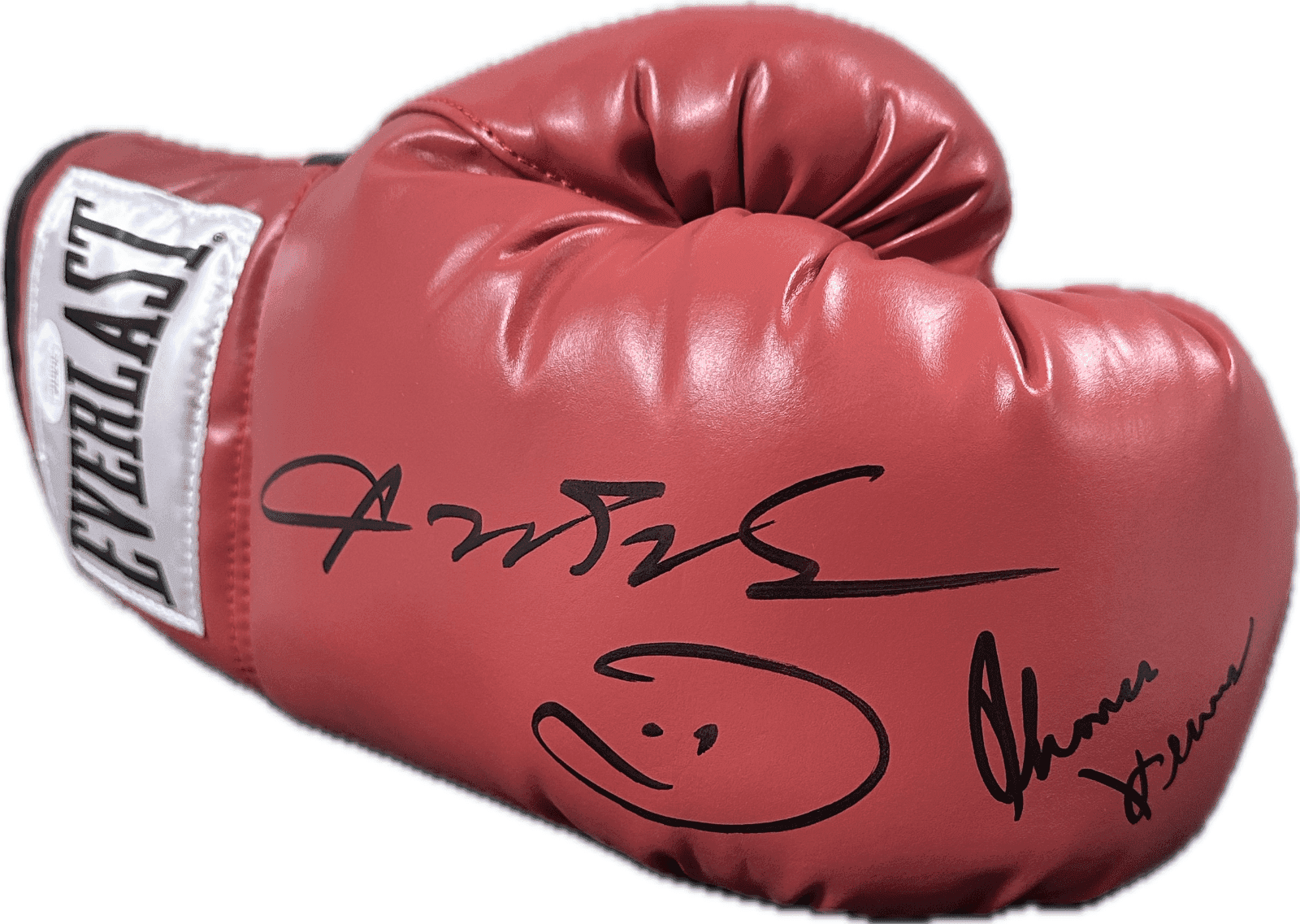Sugar Ray Leonard Thomas Hitman Hearns Signed Red Right Boxing Glove JSA Authen Sugar Ray Leonard Glove sugar-ray-leonard-thomas-hitman-hearns, supplier stock photo