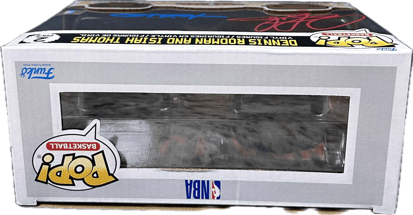 Dennis Rodman Isiah Thomas Signed NBA Jam Funko POP Figure 2 Pack JSA Authentic Dennis Rodman Other dennis-rodman-isiah-thomas-nba-jam, Detroit Pistons, view 5, supplier stock photo
