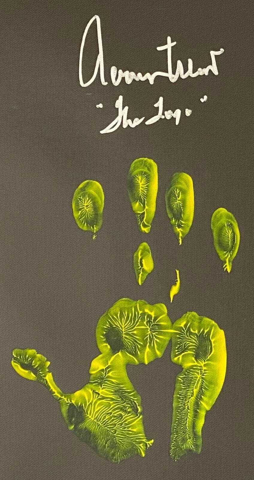 Jerry West Handprint Signed Autographed Unstretched 36×24 Canvas JSA The Logo 3 Jerry West Canvas 36x24-jerry-west-handprint-unstretched-36-24, Los Angeles Lakers, view 2, supplier stock photo