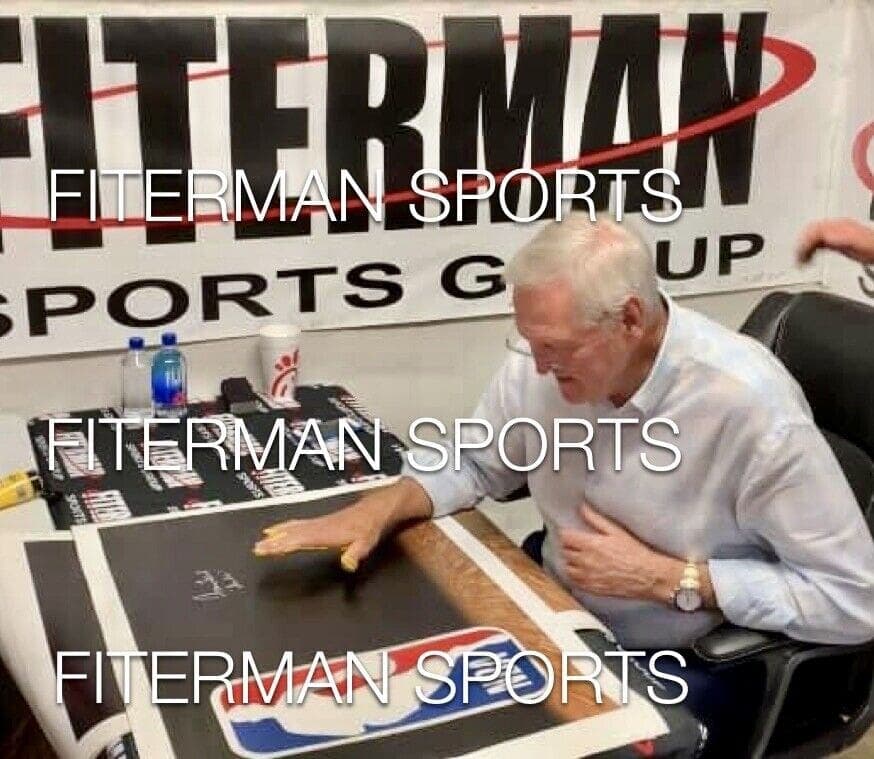 Jerry West Handprint Signed Autographed Unstretched 36×24 Canvas JSA The Logo 4 Jerry West Canvas 36x24-jerry-west-handprint-unstretched-36-24, Los Angeles Lakers, view 5, supplier stock photo