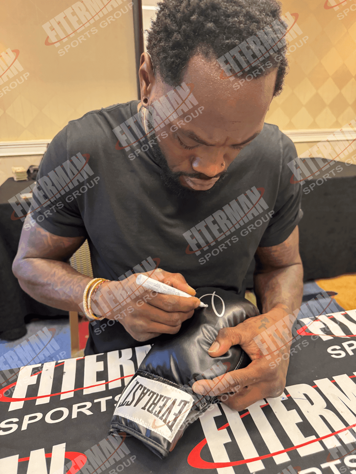 Deontay Wilder Signed Autographed Black Right Boxing Glove JSA Authenticated Deontay Wilder Glove deontay-wilder-black-right-boxing, view 4, supplier stock photo