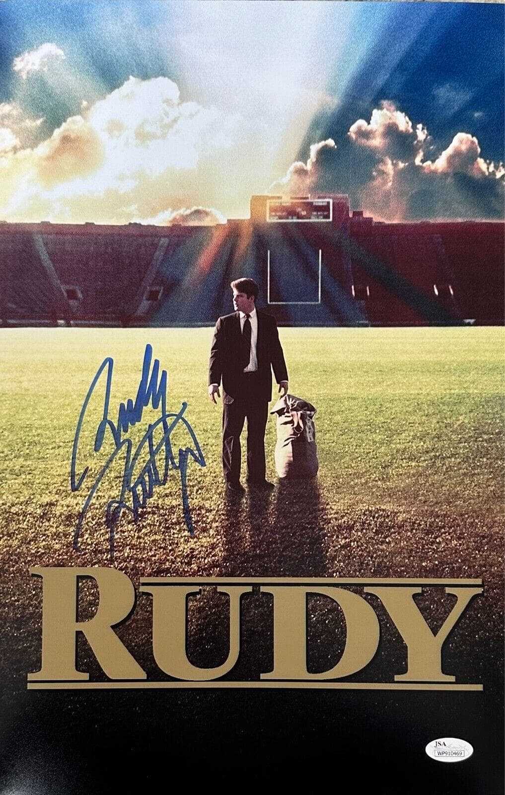 Rudy Ruettiger Signed Autographed 11×17 Photo JSA Authenticated Daniel "Rudy" Ruettiger Photo 11x17-rudy-ruettiger-11-17, Notre Dame Fighting Irish, supplier stock photo