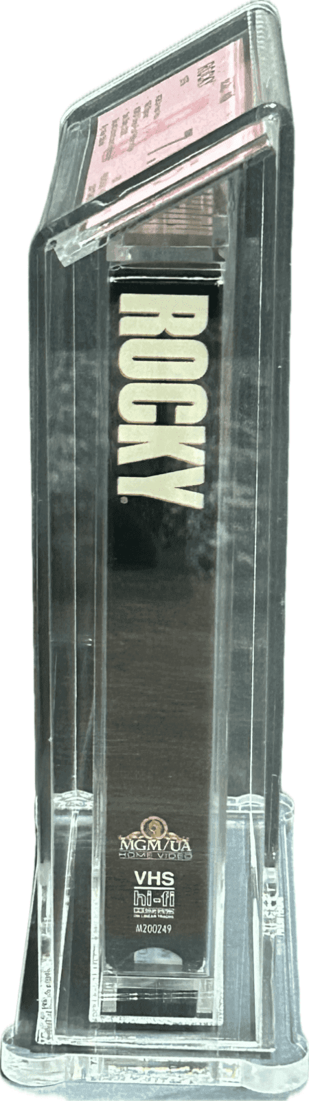 Sylvester “Sly” Stallone ROCKY Signed 1994 MGM/UA VHS Beckett VHS VHS 7.5 EX Other sylvester-sly-stallone-rocky-1994-mgm, view 4, supplier stock photo