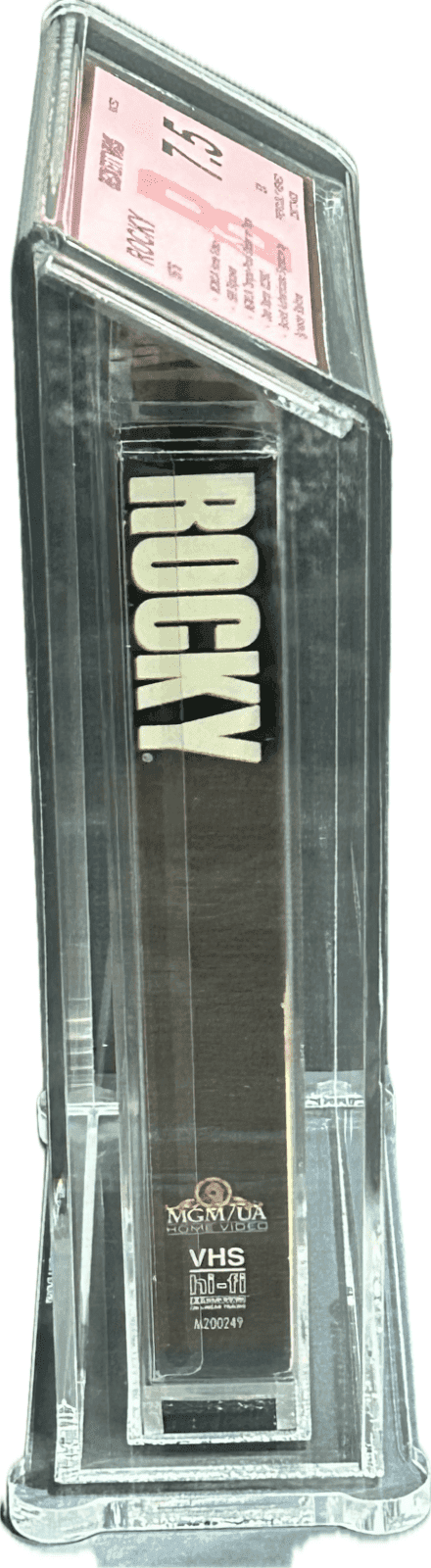 Sylvester “Sly” Stallone ROCKY Signed 1994 MGM/UA VHS Beckett VHS VHS 7.5 EX Other sylvester-sly-stallone-rocky-1994-mgm, view 3, supplier stock photo