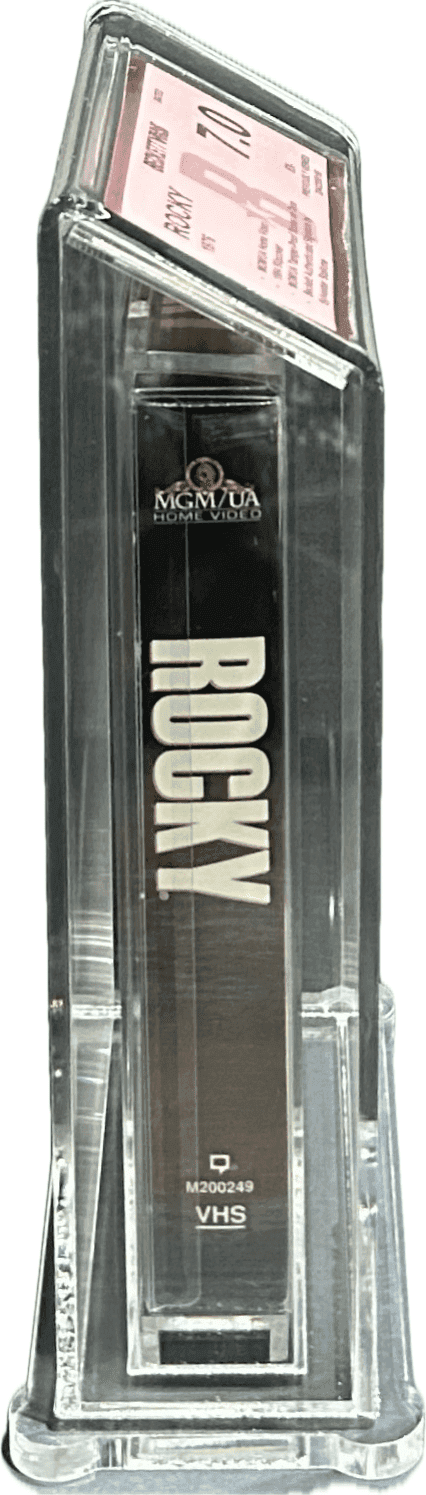 Sylvester “Sly” Stallone ROCKY Signed 1994 MGM/UA VHS Beckett VHS 7.0 EX- Other sylvester-sly-stallone-rocky-1994-mgm, view 3, supplier stock photo