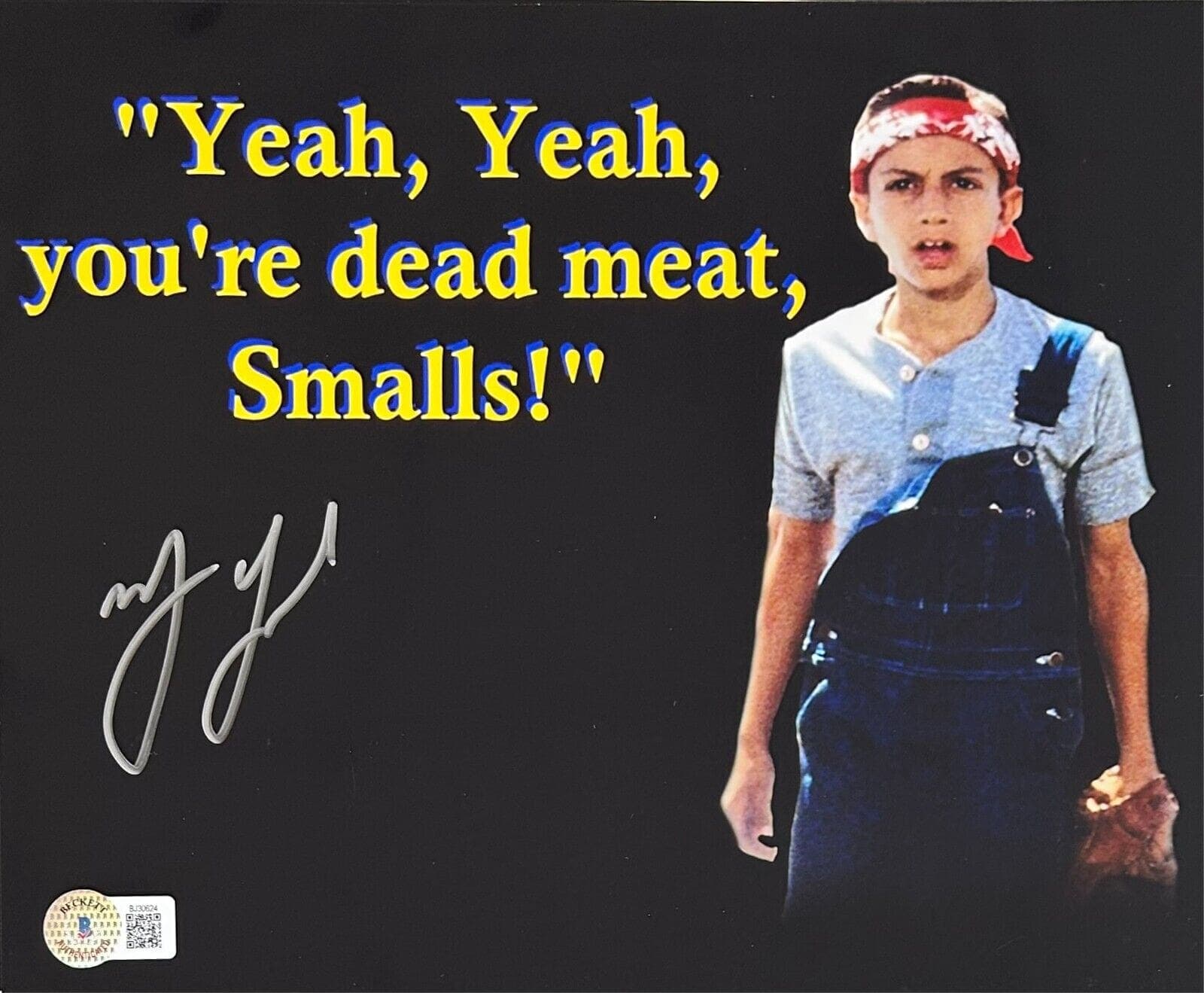 Marty York “Yeah Yeah” Signed 8×10 Beckett Authentic #1 The Sandlot Marty York Other 8x10-marty-york-yeah-8-10-1, supplier stock photo