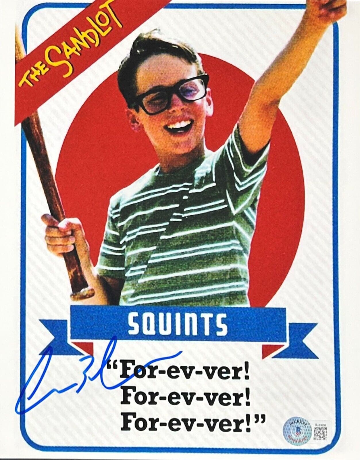 Chauncey Leopardi “Squints” Signed 8×10 Beckett Authen #2 The Sandlot Chauncey Leopardi Other 8x10-chauncey-leopardi-squints-8-10-authen, supplier stock photo