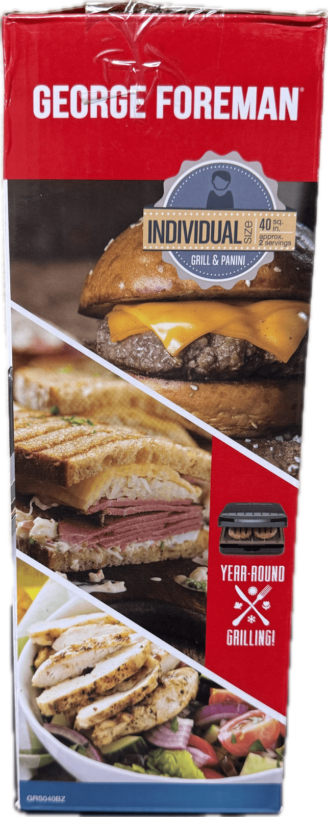 George Foreman Signed George Foreman Grill Box JSA & George Foreman Holo Authen George Foreman Other george-foreman-grill-box-holo-authen, view 4, supplier stock photo