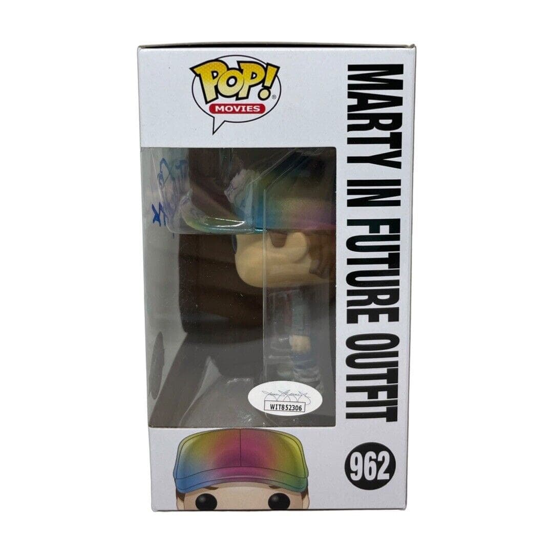 Michael J Fox Marty McFly Signed Back to The Future POP JSA BLUE Future Outfit S Michael J. Fox Other michael-fox-marty-mcfly-back-future, view 2, supplier stock photo