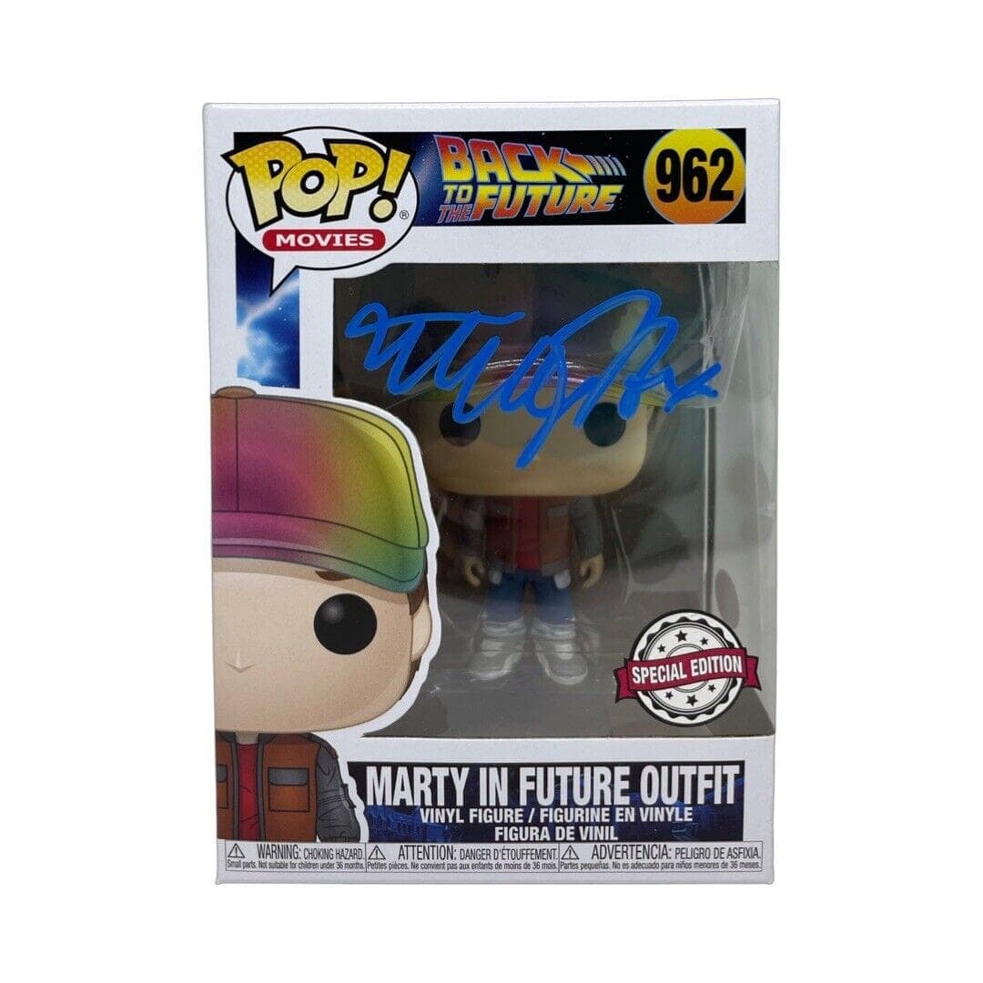 Michael J Fox Marty McFly Signed Back to The Future POP JSA BLUE Future Outfit S Michael J. Fox Other michael-fox-marty-mcfly-back-future, supplier stock photo