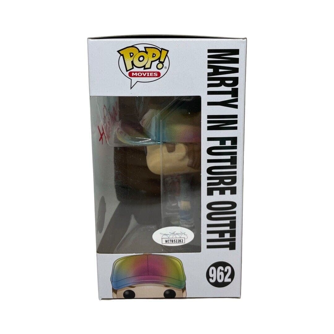 Michael J Fox Marty McFly Signed Back to The Future POP JSA RED Future Outfit SE Michael J. Fox Other michael-fox-marty-mcfly-back-future, view 2, supplier stock photo