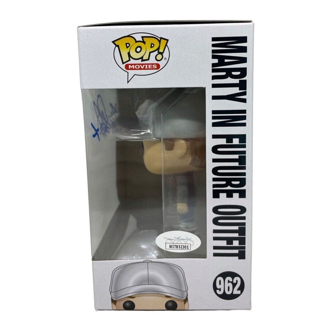 Michael J Fox Marty McFly Signed Back to The Future POP Figure 962 JSA Blue Michael J. Fox Other michael-fox-marty-mcfly-back-future, view 2, supplier stock photo