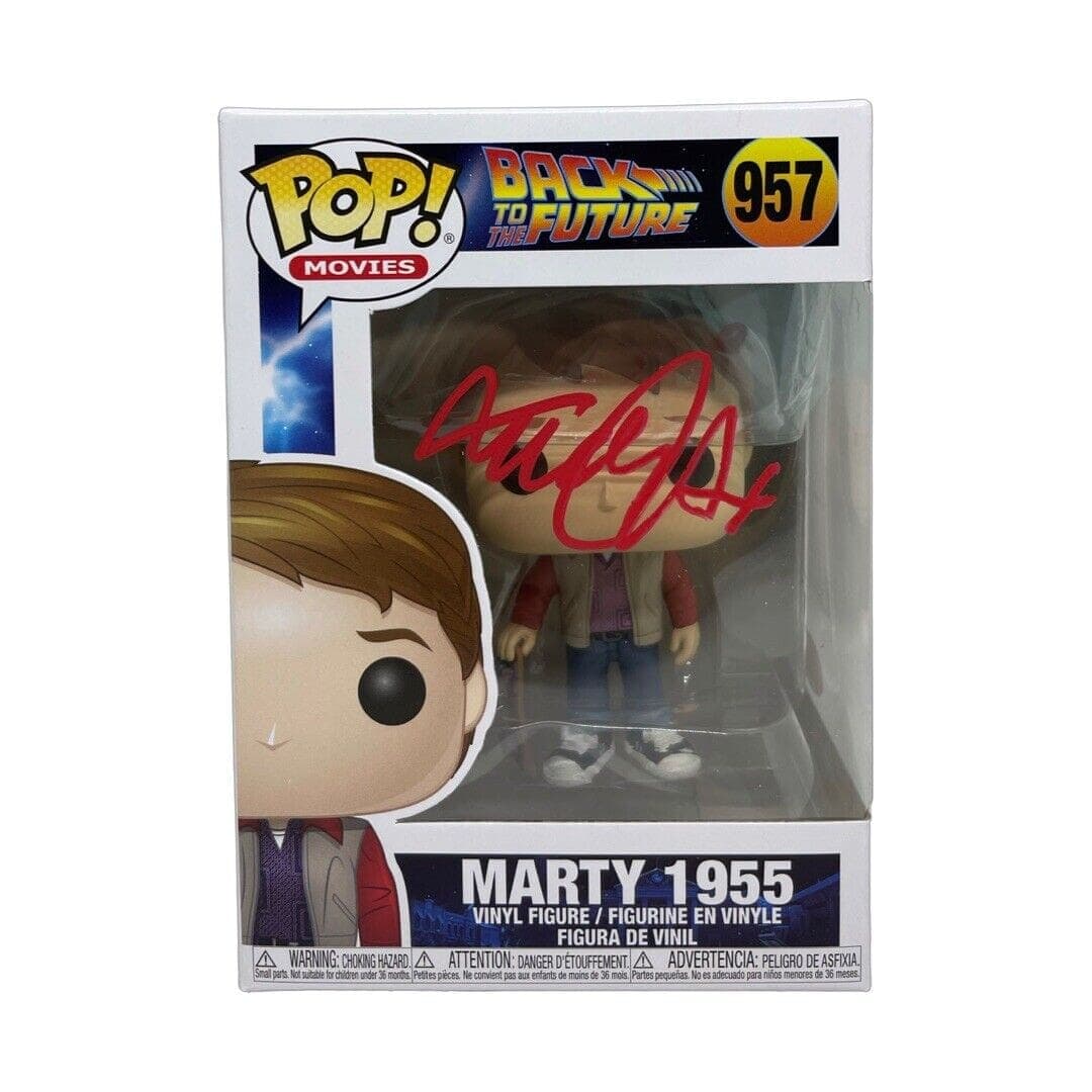 Michael J Fox Marty McFly Signed Back to The Future POP Figure JSA 1955 Red Michael J. Fox Other michael-fox-marty-mcfly-back-future, supplier stock photo