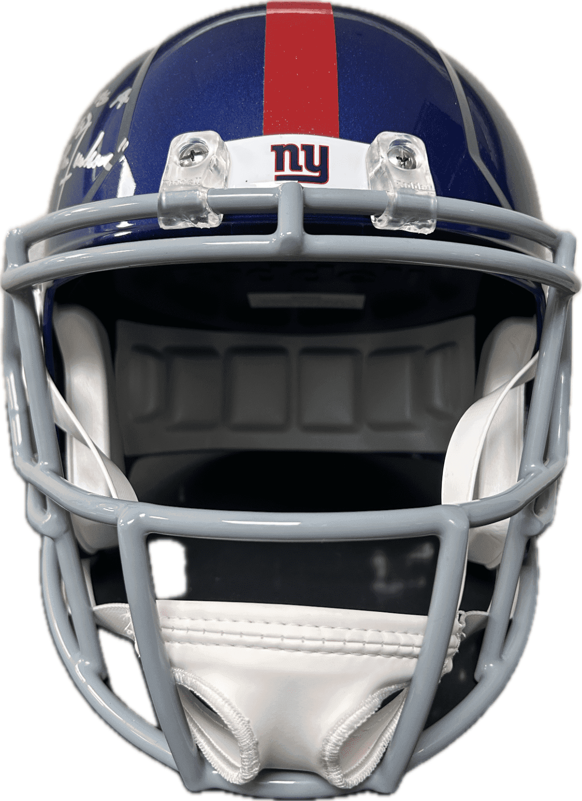 Lawrence Taylor Signed Full Size NY Giants Replica Speed Helmet JSA Bad Mofo 1 Lawrence Taylor Helmet lawrence-taylor-full-size-ny-replica, New York Giants, view 2, supplier stock photo