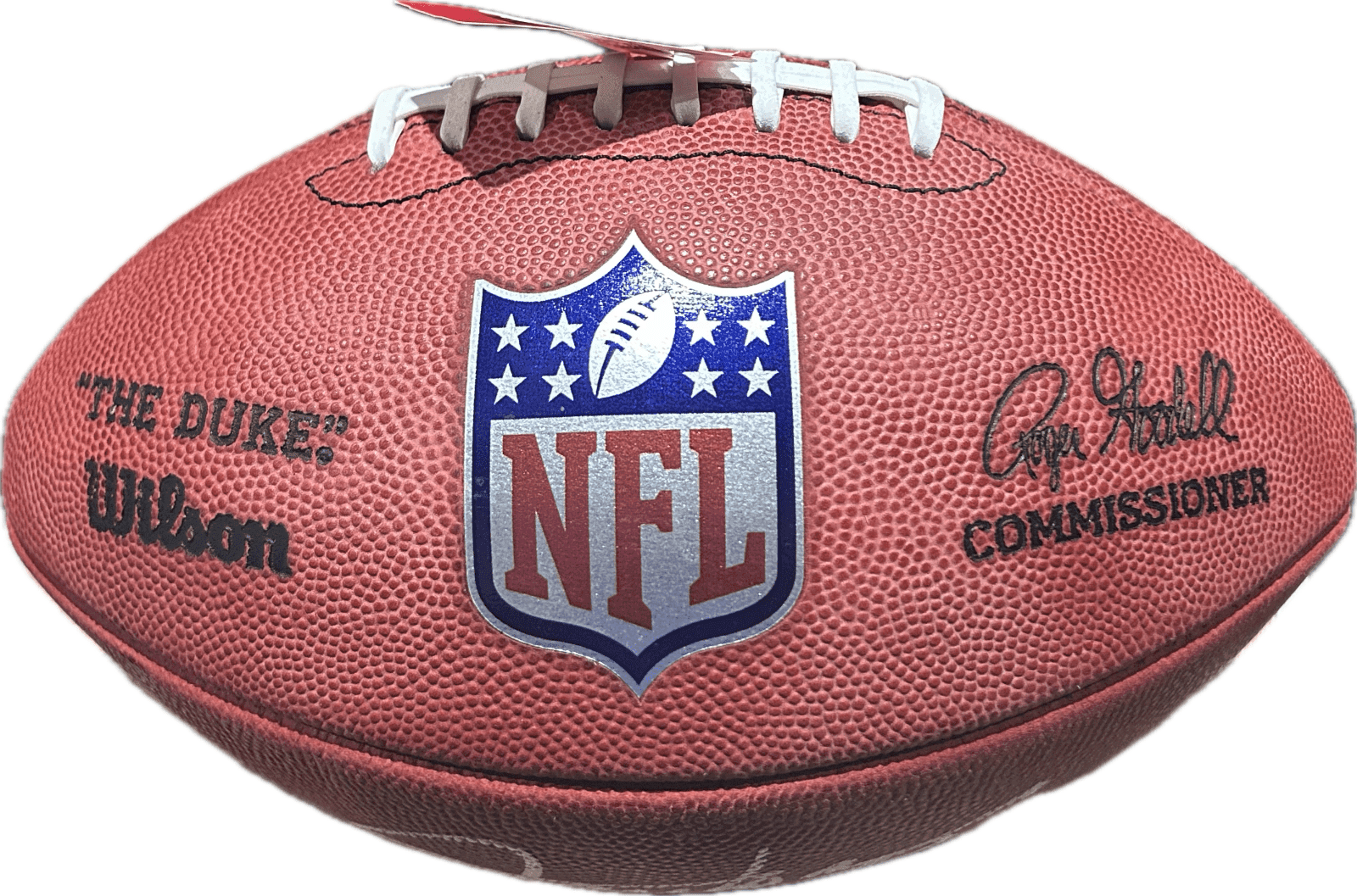 Lawrence Taylor Signed Autographed Wilson Duke Football JSA Authentic Lawrence Taylor Ball lawrence-taylor-wilson-duke-football, New York Giants, view 3, supplier stock photo