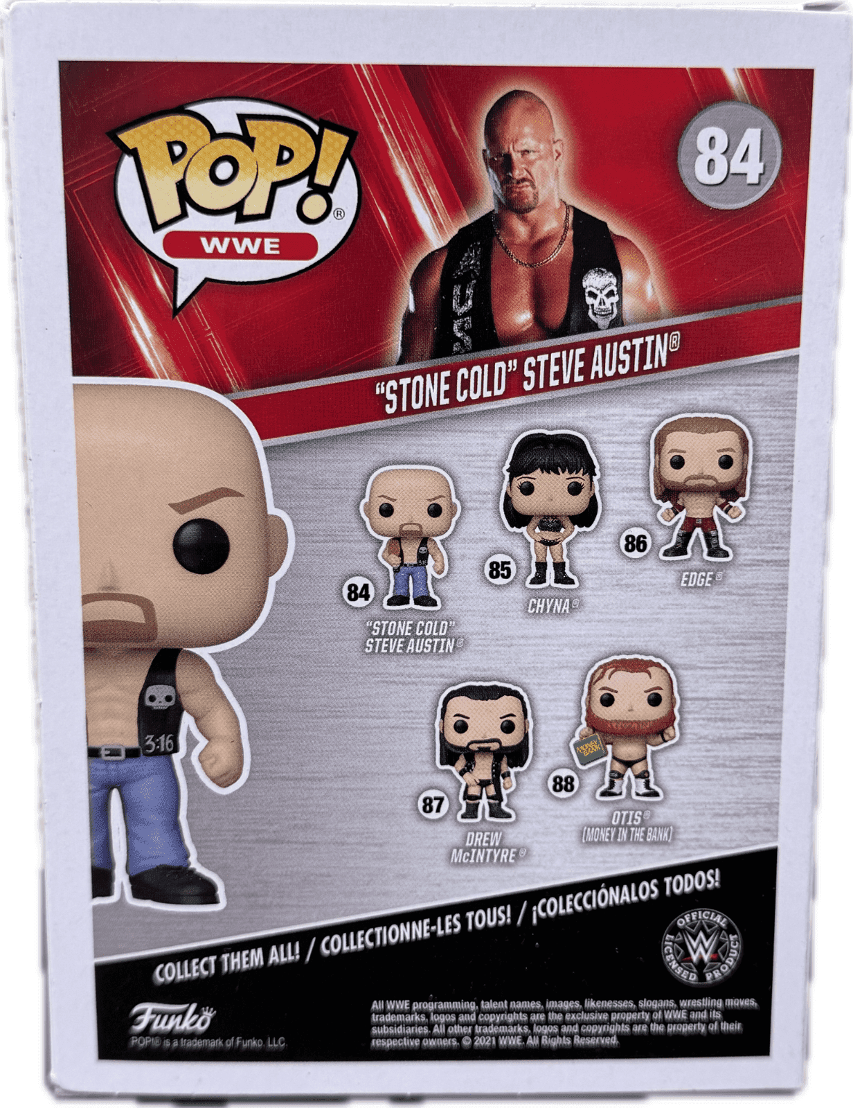 Stone Cold Steve Austin Signed Autographed Funko POP Figure 84 Beckett Blue Stone Cold Steve Austin Other stone-cold-steve-austin-funko-pop, view 4, supplier stock photo