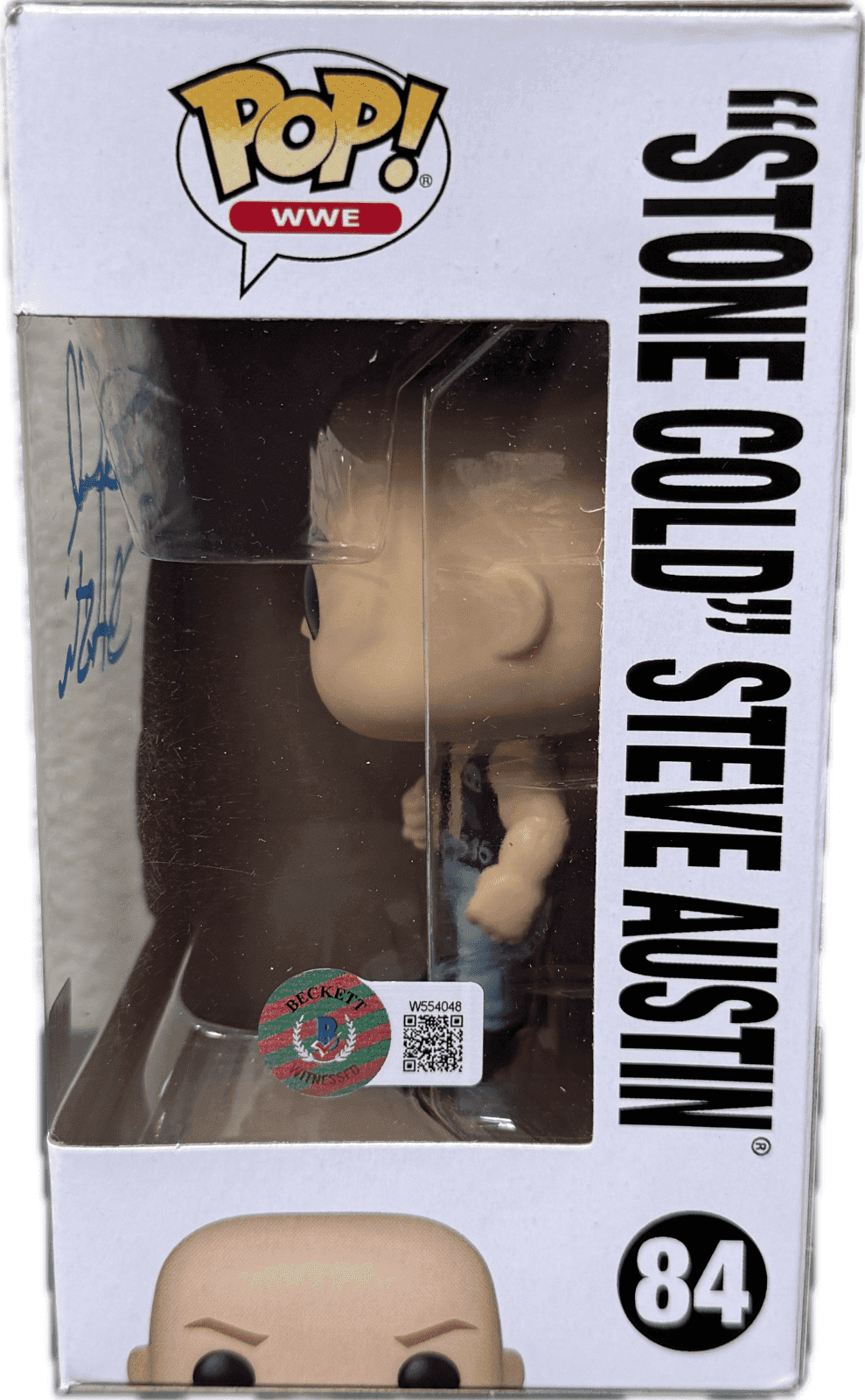 Stone Cold Steve Austin Signed Autographed Funko POP Figure 84 Beckett Blue Stone Cold Steve Austin Other stone-cold-steve-austin-funko-pop, view 2, supplier stock photo