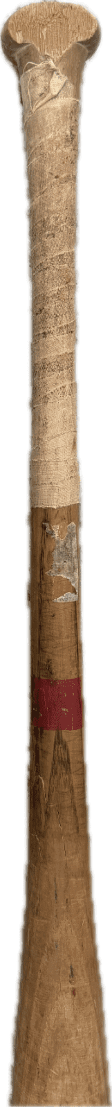 Greg Gross Game Used Cracked Rawlings Big Stick Adirondack Pro Model Bat Bat greg-gross-game-used-cracked-rawlings, view 4, supplier stock photo