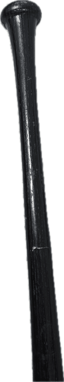 Reggie Sanders Game Used Cracked Louisville Slugger Model Bat Cincinnati Reds Bat reggie-sanders-game-used-cracked-louisville, Cincinnati Reds, view 4, supplier stock photo