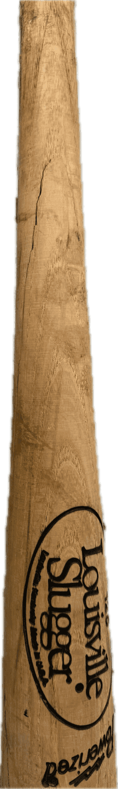 Orlando Mercado Game Used Cracked Louisville Slugger P72 Model Bat Bat orlando-mercado-game-used-cracked-louisville, view 3, supplier stock photo