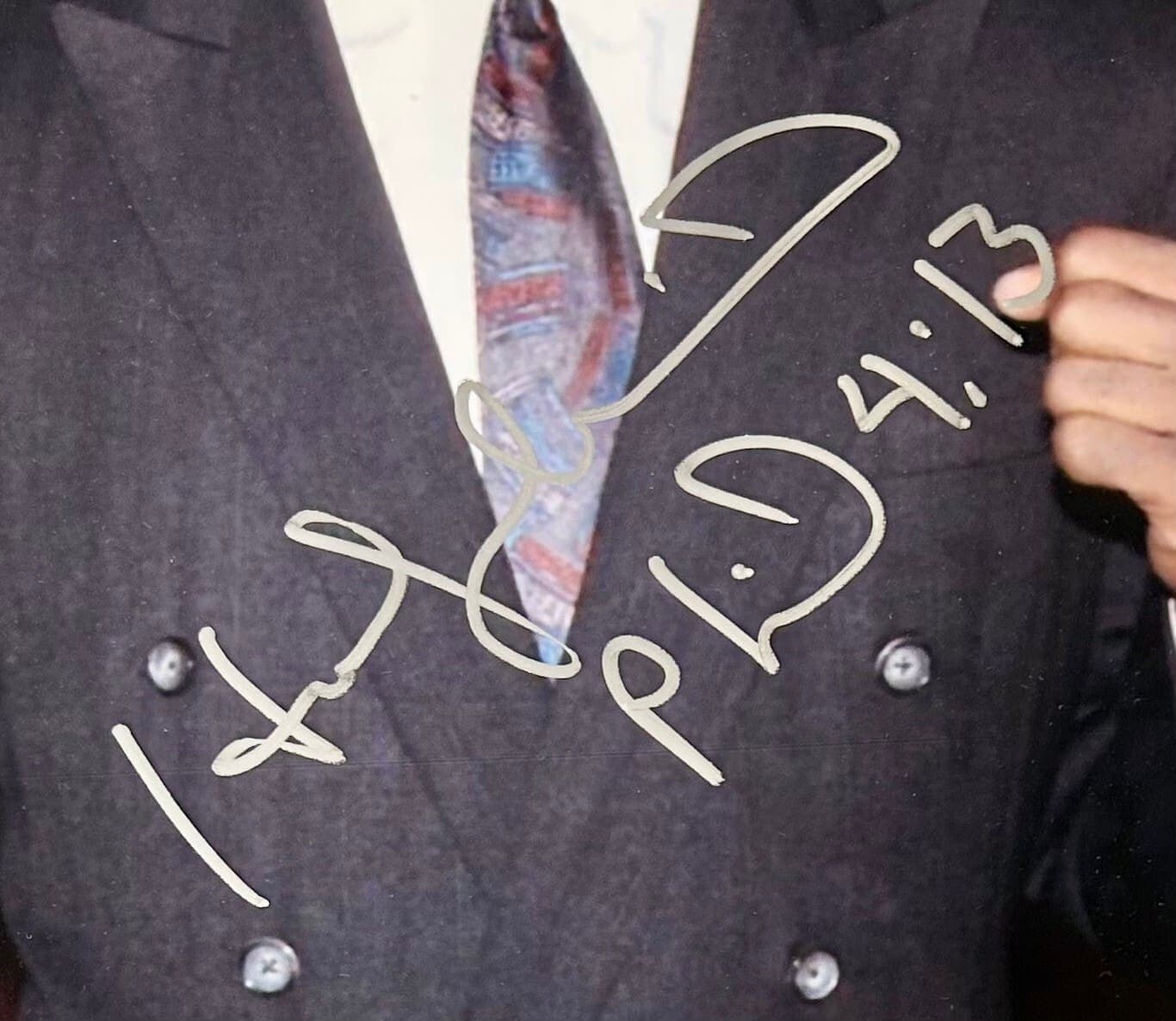 George Foreman & Evander Holyfield Signed 16×20 Photo JSA & George Foreman Authe Evander Holyfield Photo 16x20-george-foreman-evander-holyfield-16-20, view 3, supplier stock photo