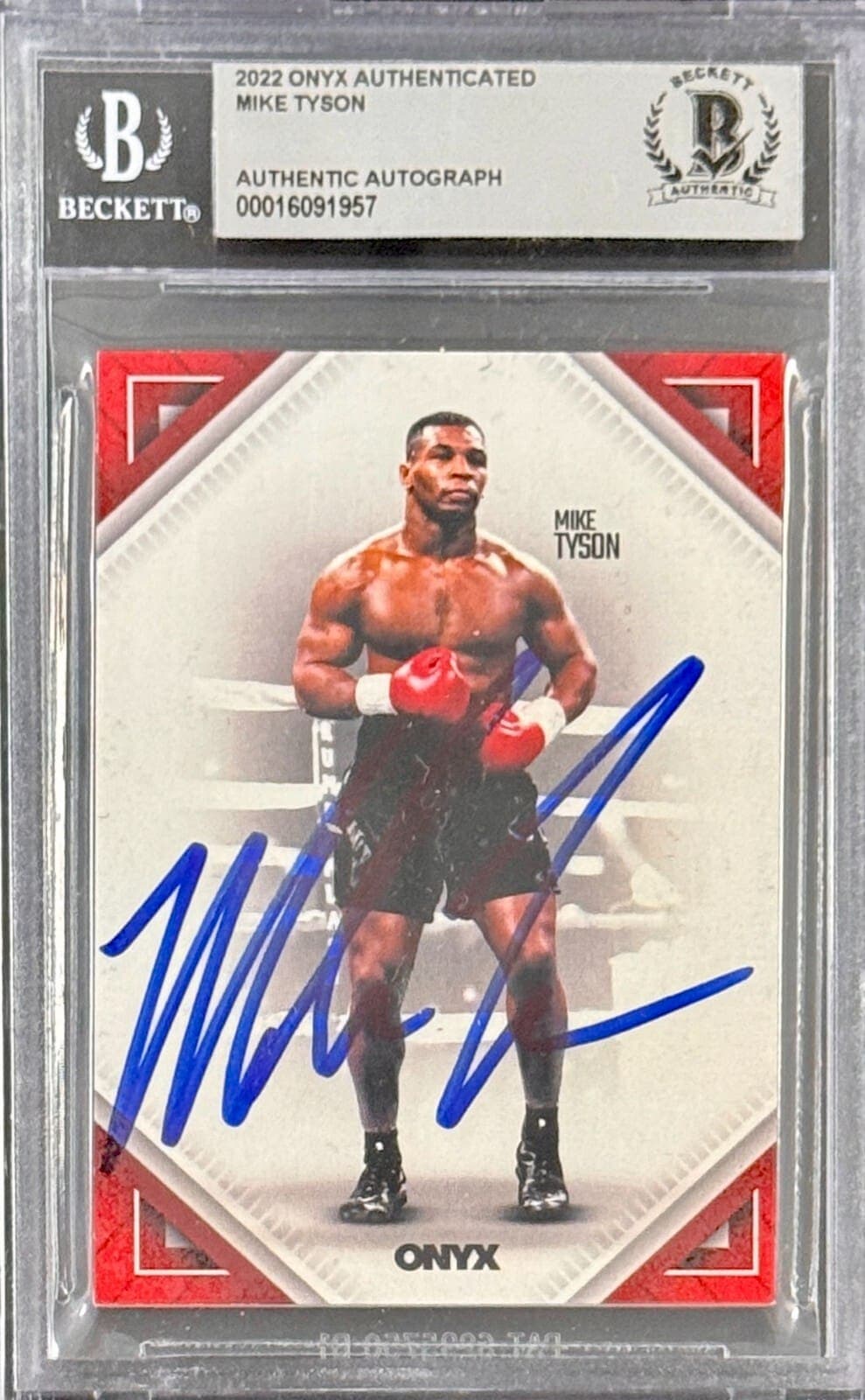 Mike Tyson 2022 Onyx Authenticated Beckett 16091957 Mike Tyson Ticket Stub 16091957, supplier stock photo