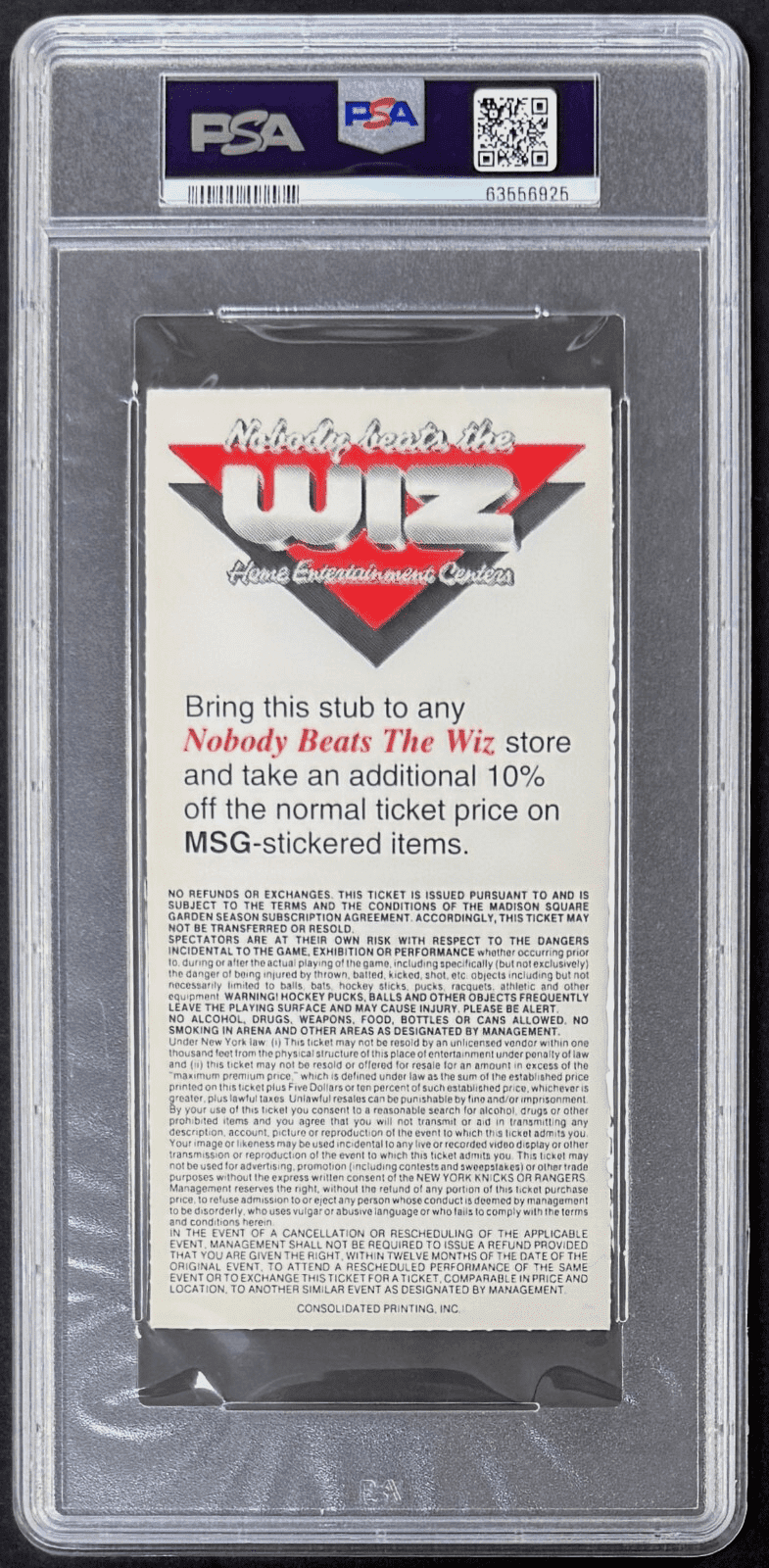 Hakeem Olajuwon Signed 1994 NBA Finals Game 5 Rockets vs Knicks Ticket Stub PSA Hakeem Olajuwon Ticket Stub hakeem-olajuwon-1994-nba-finals-game, Houston Rockets, view 2, supplier stock photo