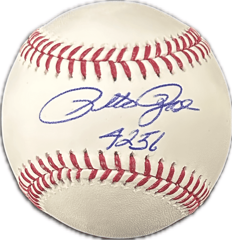 Pete Rose Signed Autographed OML Baseball JSA & Rose Hologram 4256 Pete Rose Ball pete-rose-oml-baseball-hologram-4256, Cincinnati Reds, supplier stock photo