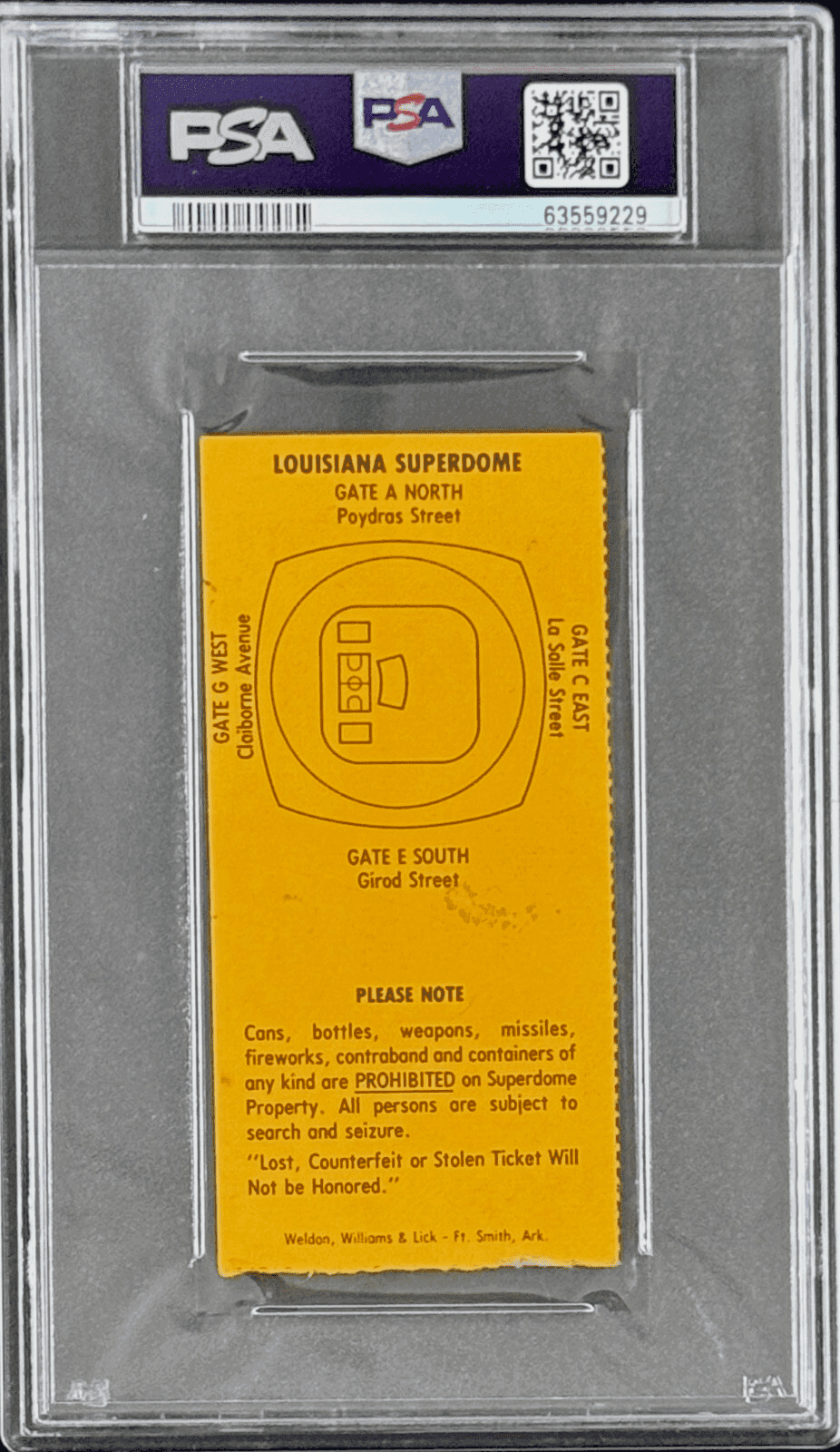 1982 NCAA Final Four Ticket Stub Michael Jordan UNC Game Winning Shot PSA 5 POP8 Michael Jordan Ticket Stub 1982-ncaa-final-four-michael-jordan, North Carolina Tar Heels, view 3, supplier stock photo