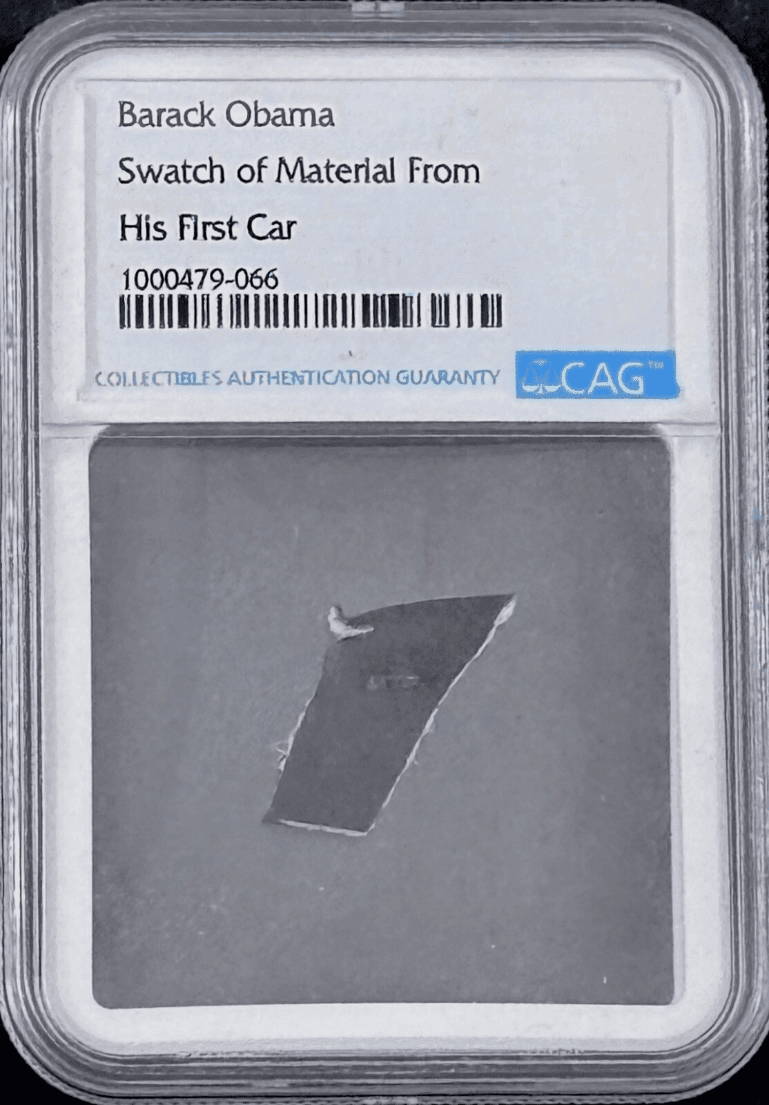 President Barack Obama Swatch of Material From His First Car CAG Authentic Other president-barack-obama-swatch-material-from, supplier stock photo