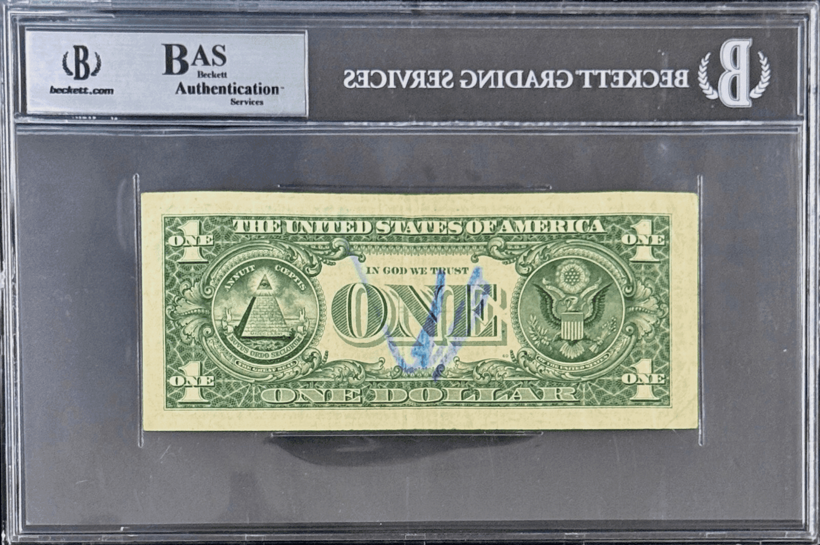 Mark Cuban Signed Autographed Currency Dollar Bill Beckett 10965106 Shark Tank Mark Cuban Card 10965106, Dallas Mavericks, view 2, supplier stock photo