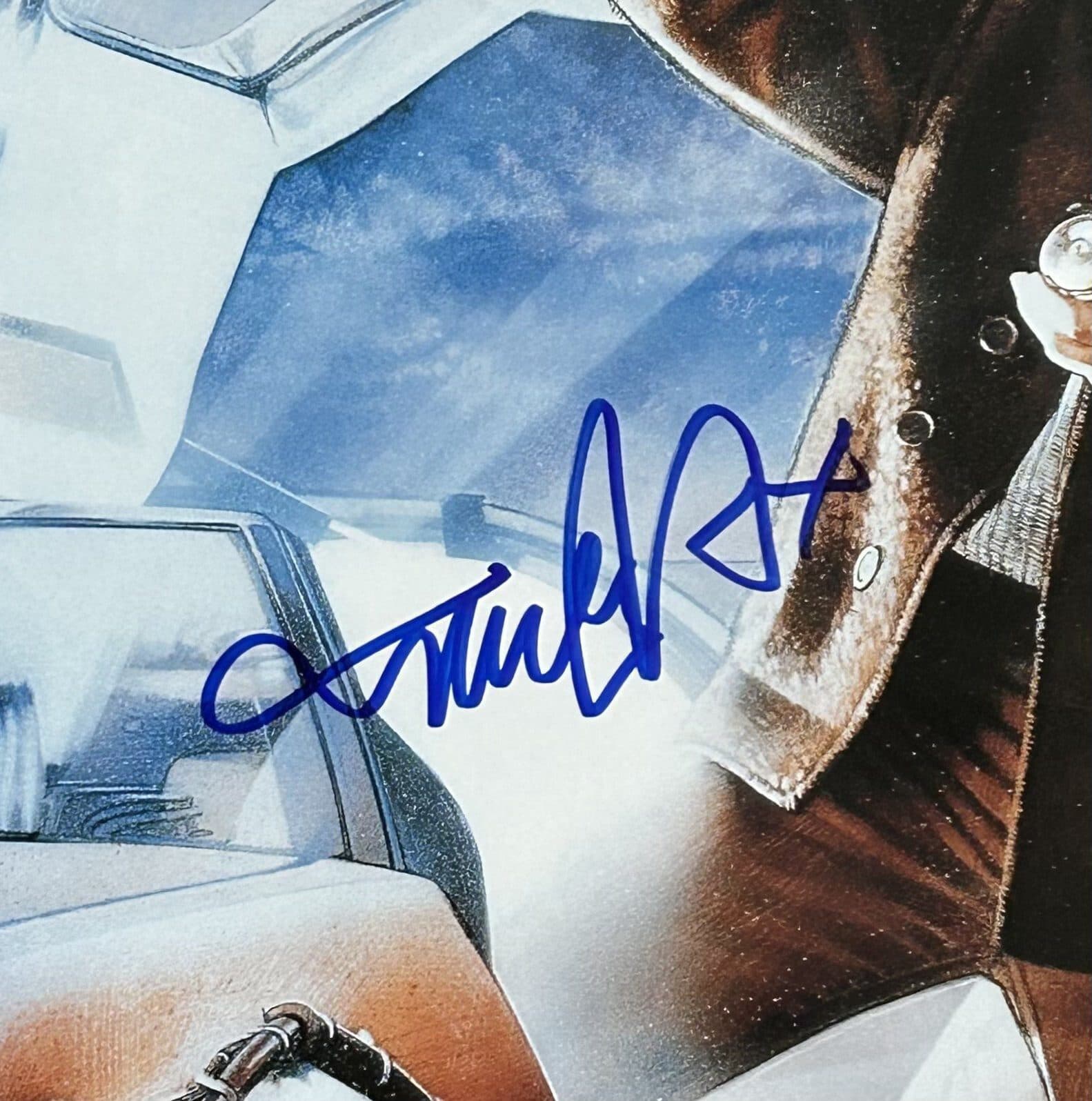 Michael J. Fox & Christopher Lloyd Back To The Future III 24×36 Movie Poster JSA Michael J. Fox Other 24x36-michael-fox-christopher-lloyd-back-future, view 3, supplier stock photo