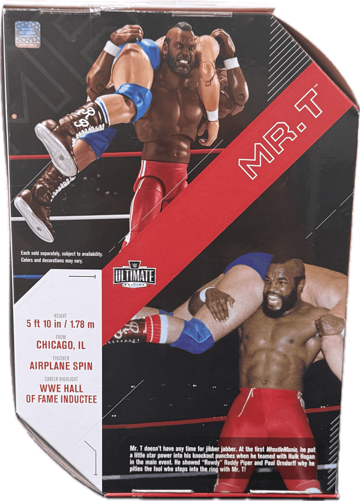 Mr. T Signed Autographed WWE Ultimate Action Figure Authenticated WrestleMania Mr. T Other mr-wwe-ultimate-action-figure-wrestlemania, view 2, supplier stock photo