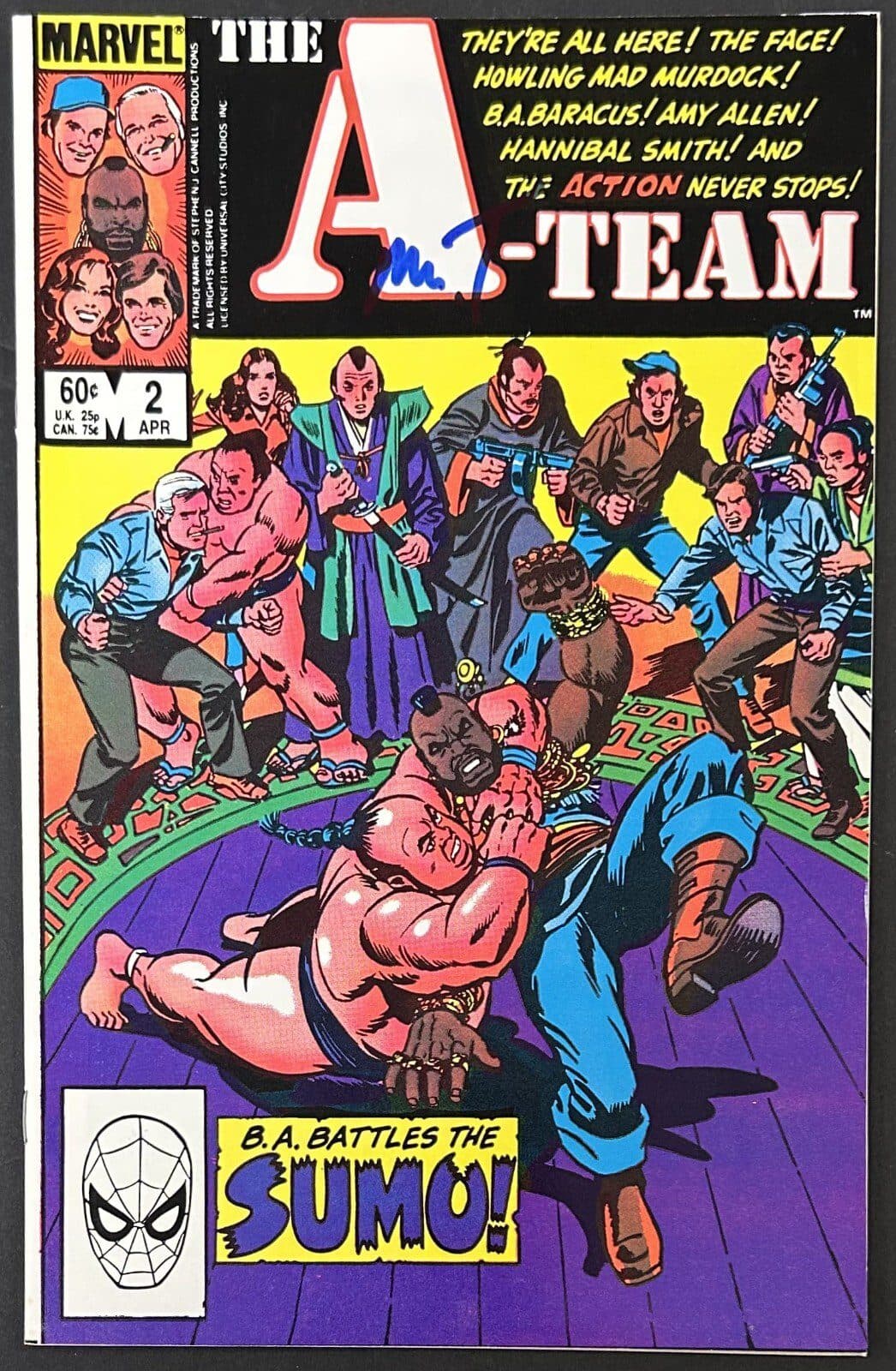 Mr. T Signed Autographed Original Marvel The A-Team Comic Book JSA WB889611 Mr. T Other wb889611, supplier stock photo