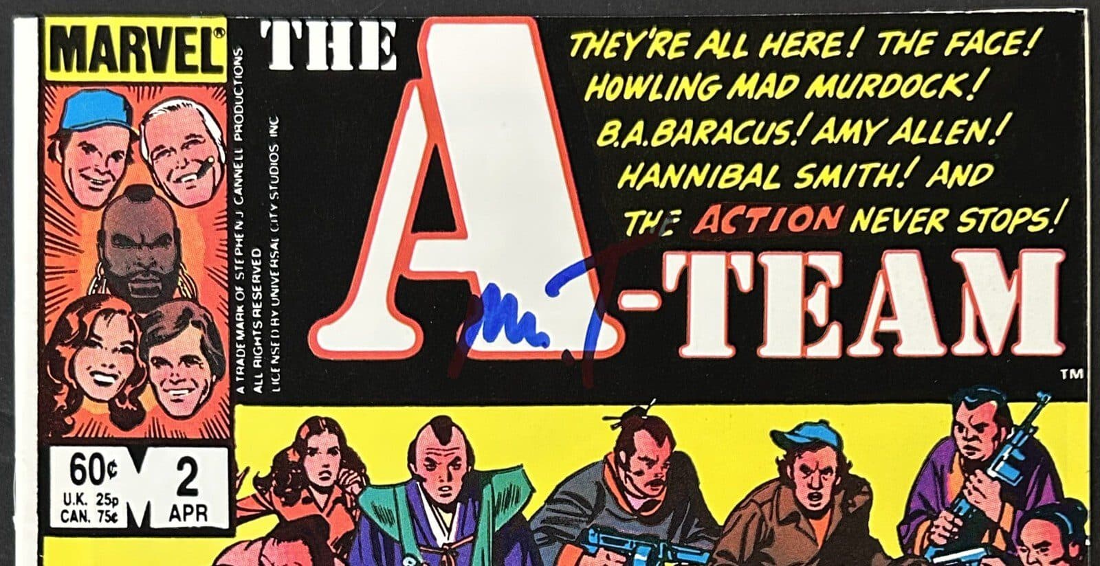 Mr. T Signed Autographed Original Marvel The A-Team Comic Book JSA WB889611 Mr. T Other wb889611, view 2, supplier stock photo