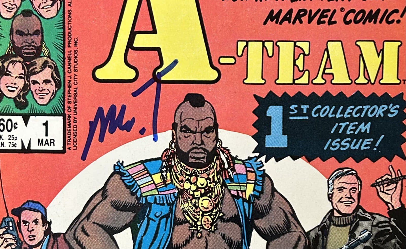 Mr. T Signed Autographed Original 1st Marvel The A-Team Comic Book JSA WB889609 Mr. T Other wb889609, view 2, supplier stock photo