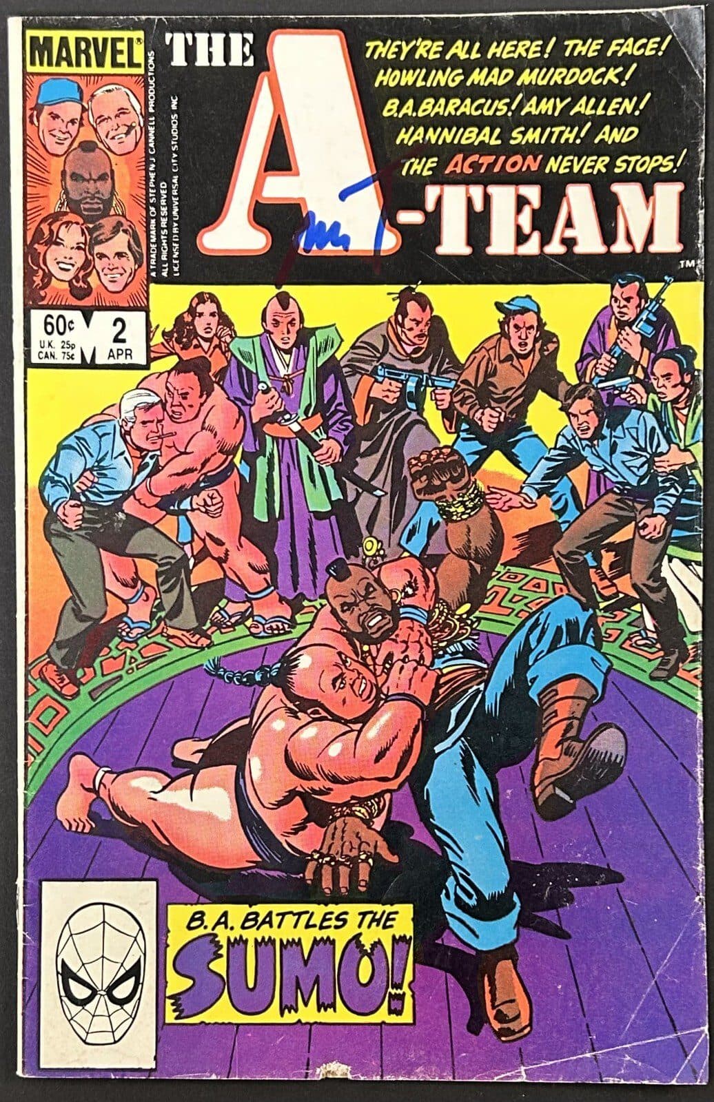 Mr. T Signed Autographed Original Marvel The A-Team Comic Book JSA WB889610 Mr. T Other wb889610, supplier stock photo