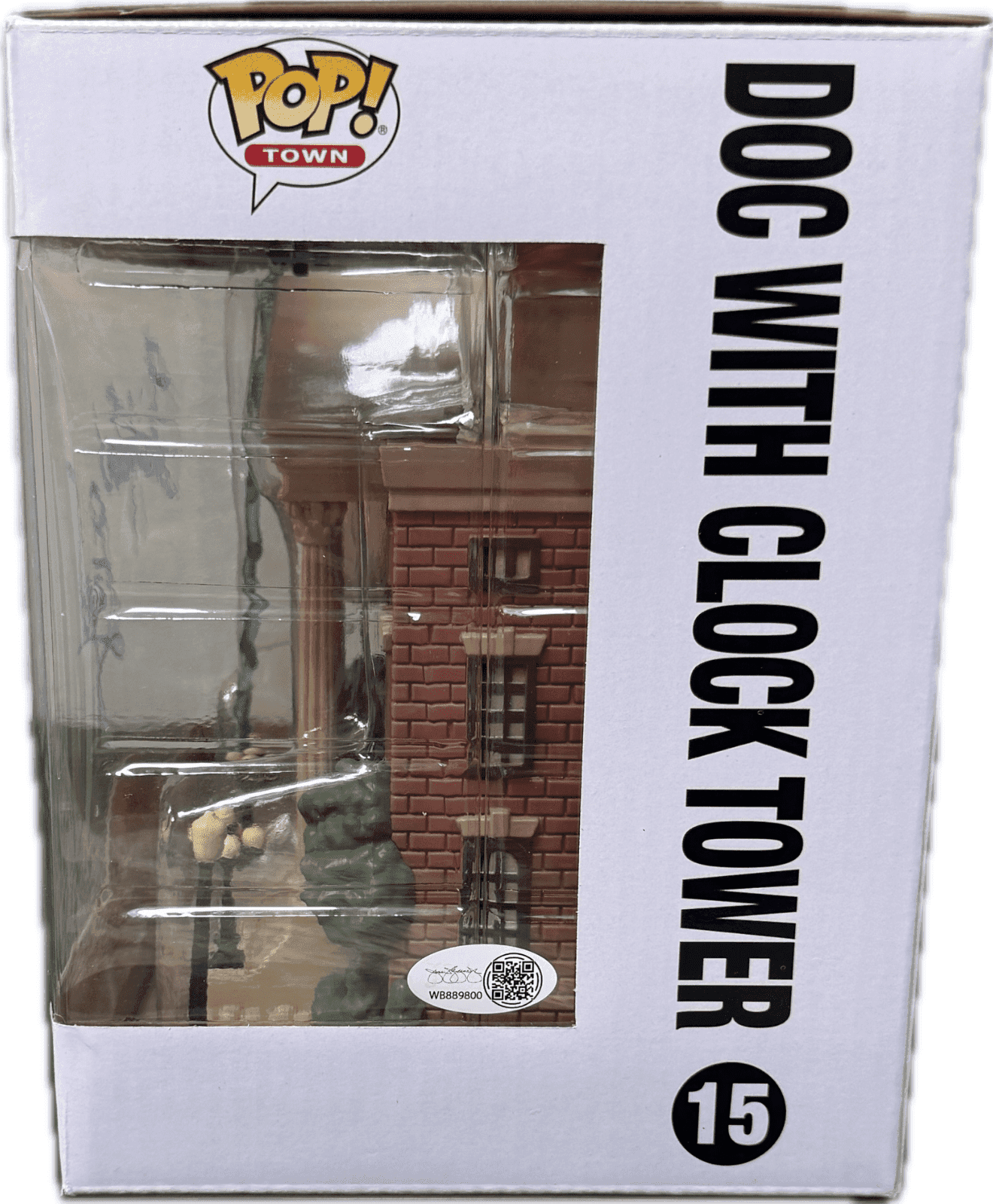 Christopher Lloyd Doc Clock Tower Signed Back to The Future POP Figure 15 JSA B Christopher Lloyd Other christopher-lloyd-doc-clock-tower-back, view 3, supplier stock photo