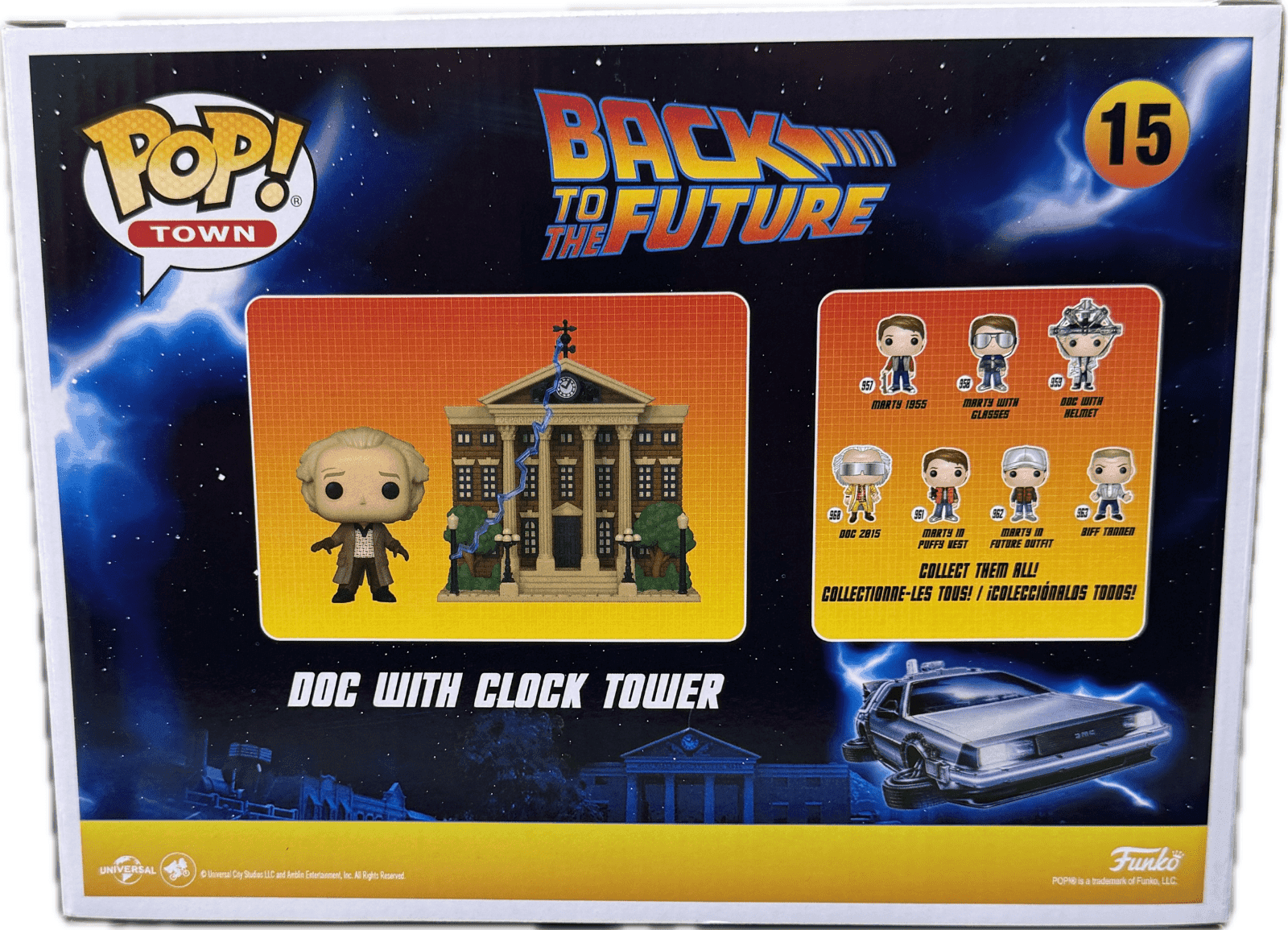 Christopher Lloyd Doc Clock Tower Signed Back to The Future POP Figure 15 JSA B Christopher Lloyd Other christopher-lloyd-doc-clock-tower-back, view 4, supplier stock photo