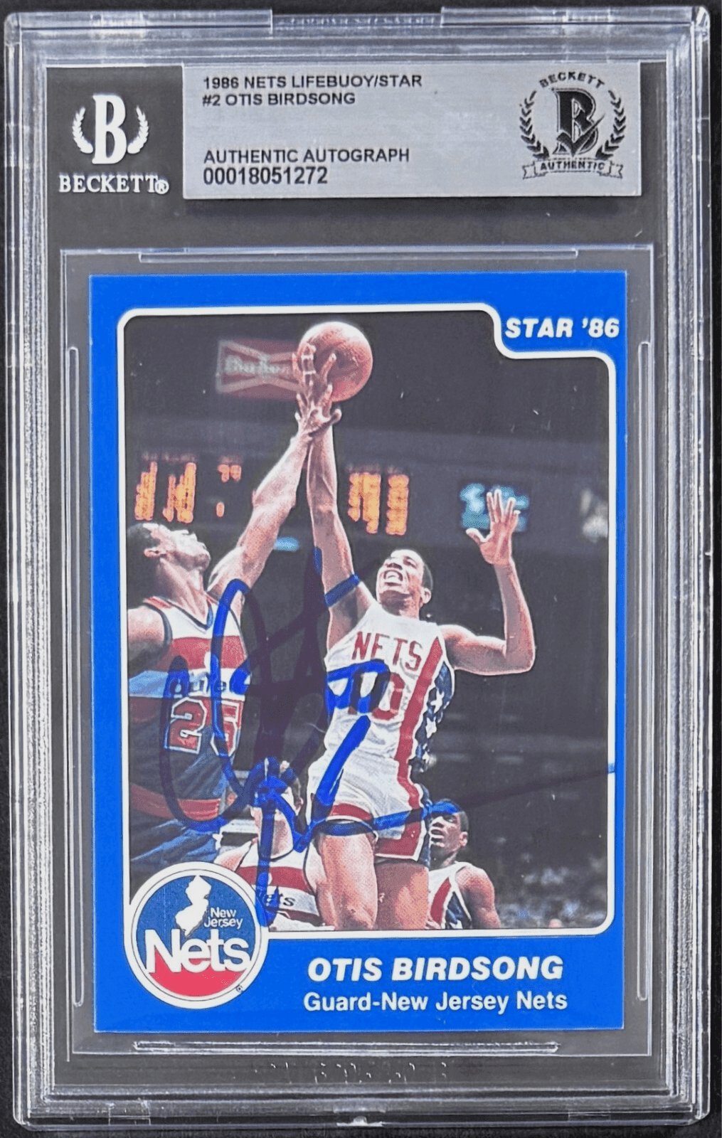 Otis Birdsong Signed Autographed 1986 STAR Card #2 Beckett 18051272 Otis Birdsong Card 18051272, supplier stock photo